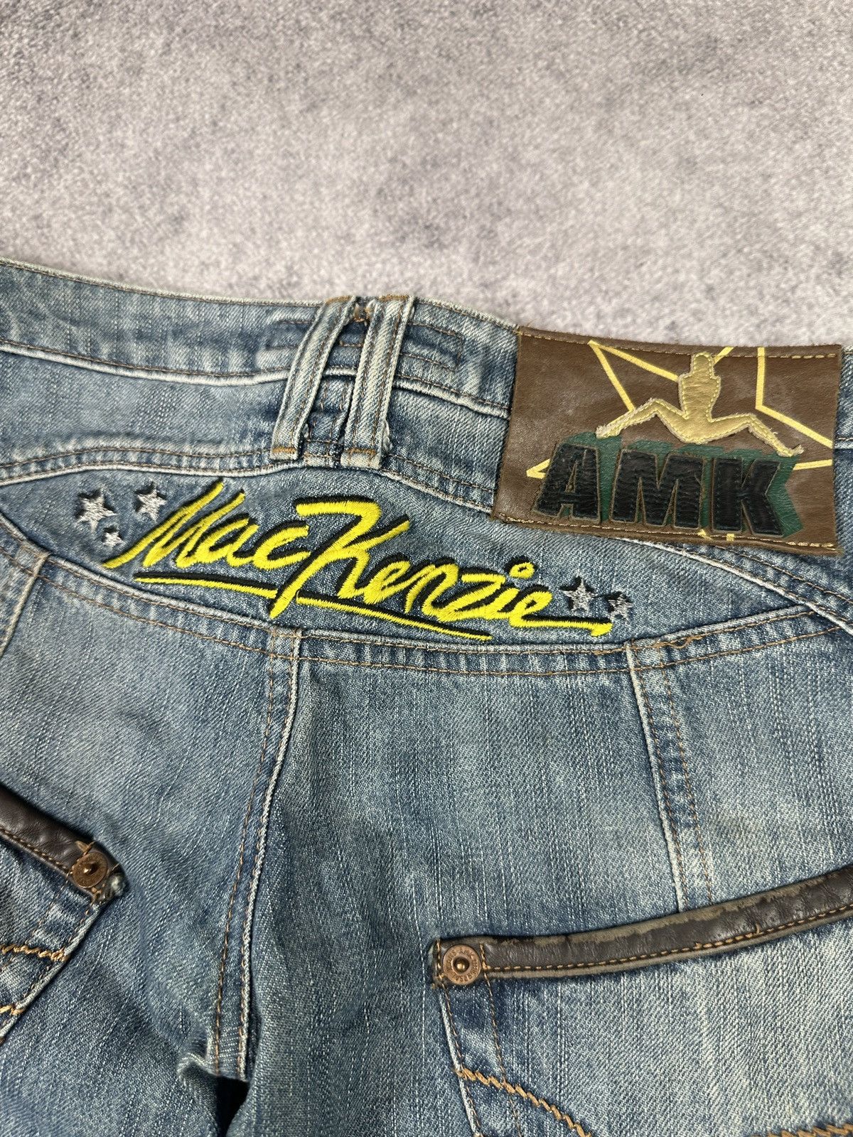 Andrew Mackenzie Y2K Andrew Mackenzie Logo Vintage Denim Streetwear Rare S Size US 30 / EU 46 - 4 Thumbnail