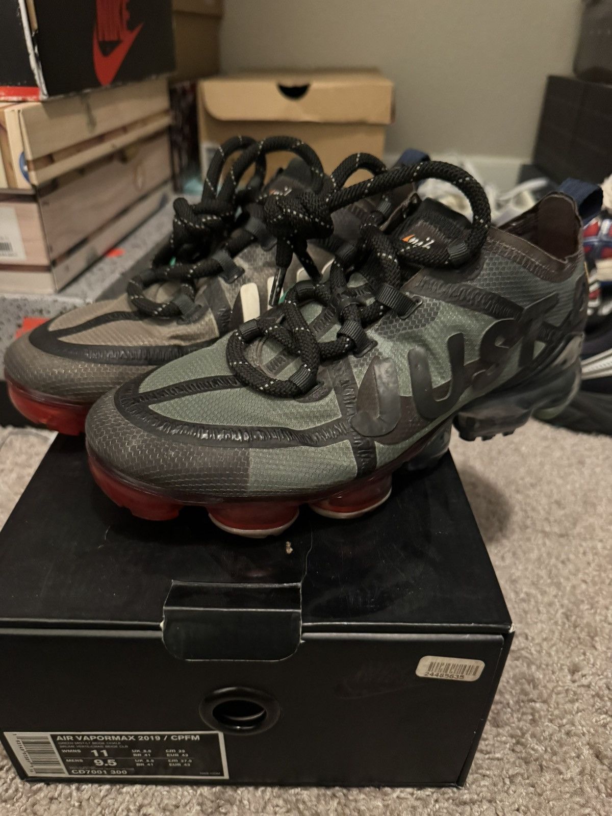 Cactus Plant Flea Market × Nike Nike x CPFM Vapor Max Size 9.5 Very Clean Size US 9.5 / EU 42-43 - 7 Thumbnail