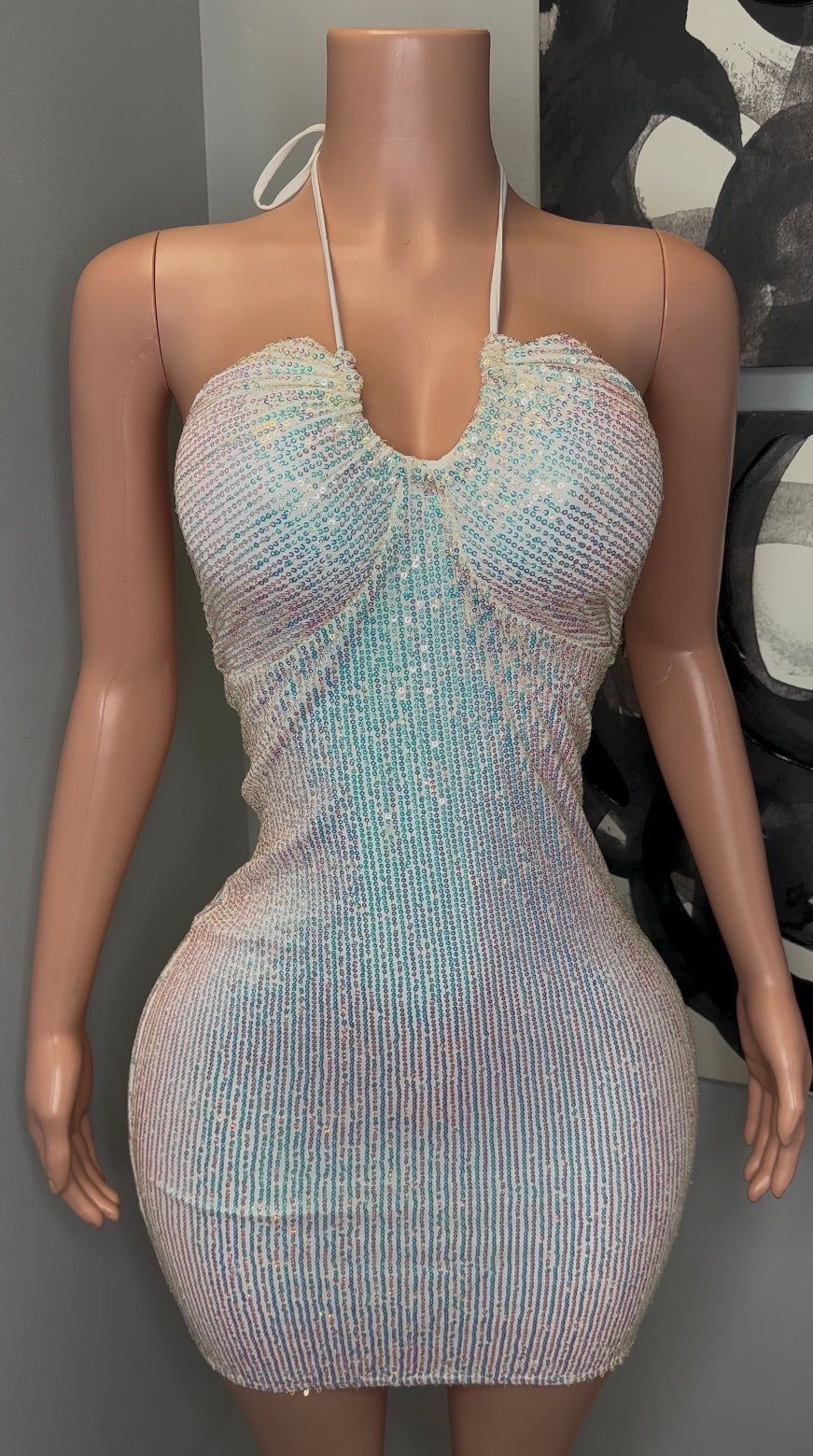 Designer Mini dress Size ONE SIZE - 2 Thumbnail