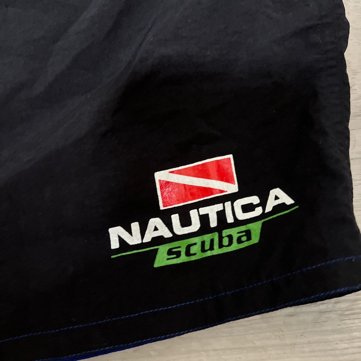 Nautica Vintage Natica Swim Trunks Size US 38 / EU 54 - 2 Thumbnail