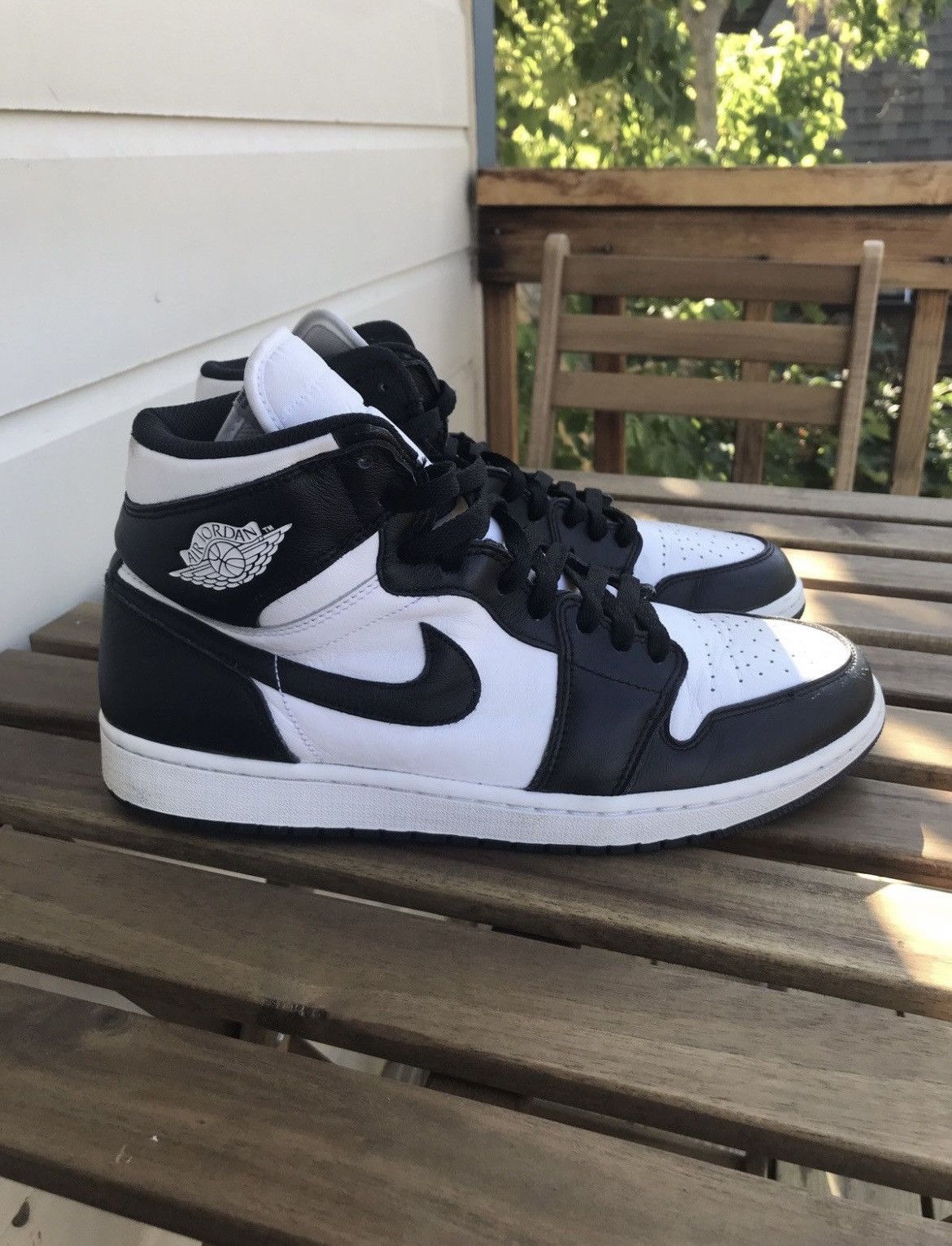 image of Jordan Brand 1 Black/white 2014 Shoes, Men's (Size 11)