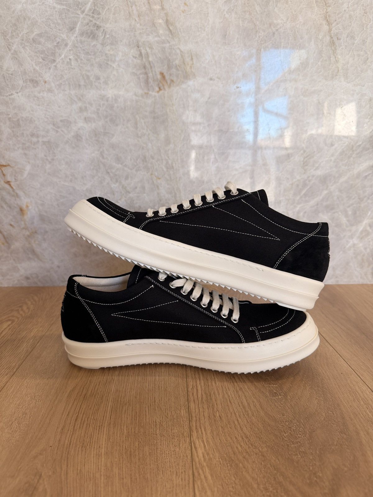 Rick Owens RICK OWENS DRKSHDW VINTAGE SNEAKER Size US 11 / EU 44 - 3 Thumbnail