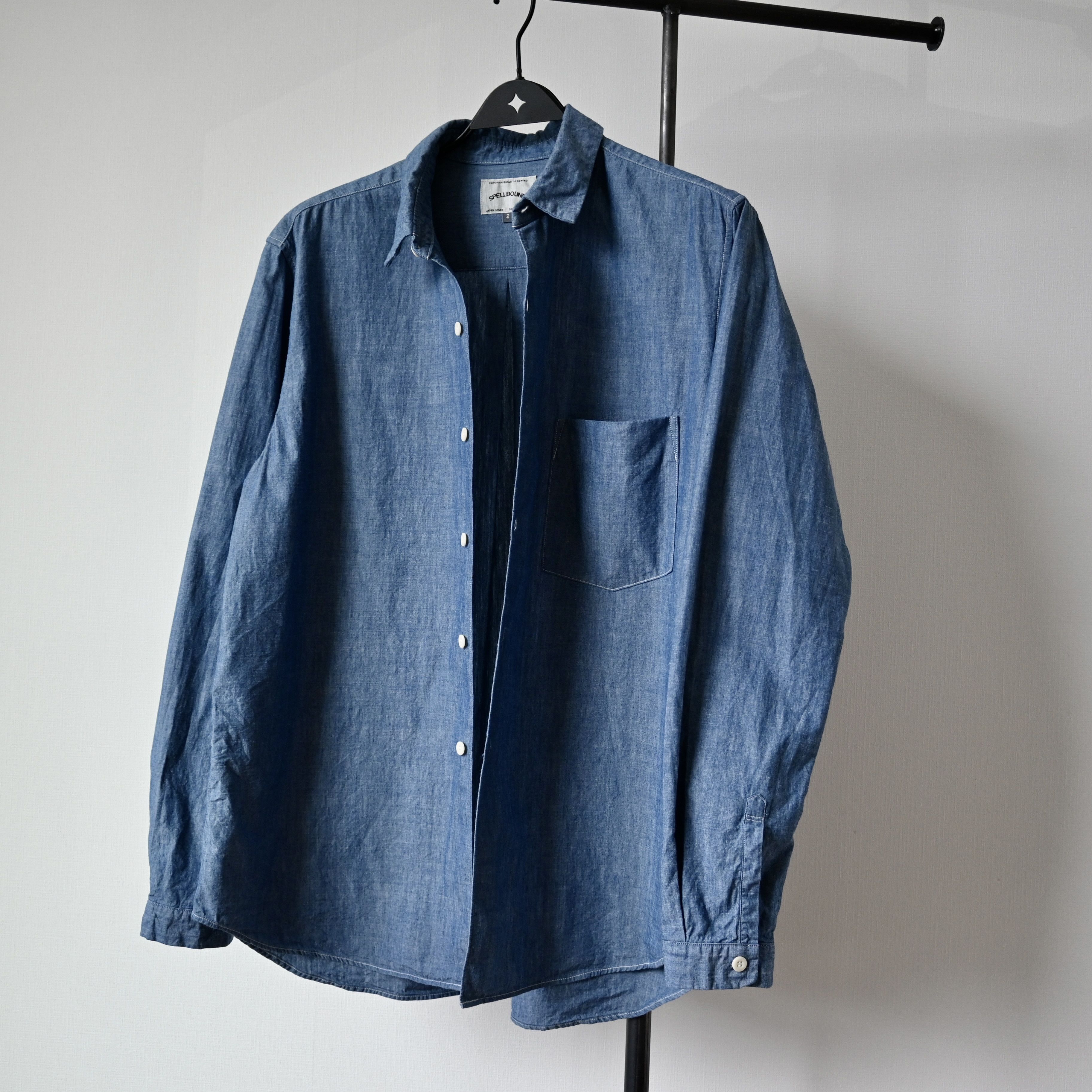 Spellbound SPELLBOUND cotton chambray work shirt, made in Japan Size US M / EU 48-50 / 2 - 19 Thumbnail