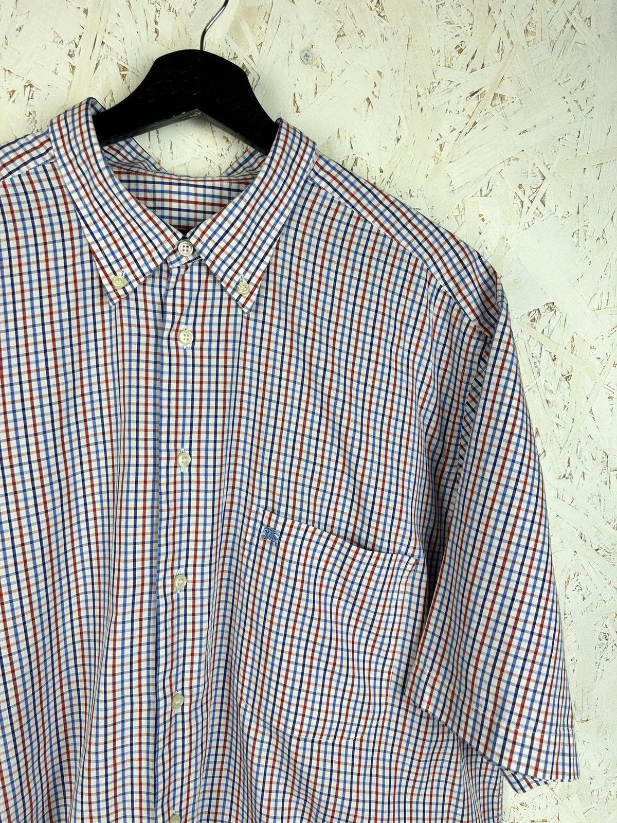 Burberry 90s Burberry London Checkered Basic Short Sleeve Shirt Size US XXL / EU 58 / 5 - 2 Thumbnail