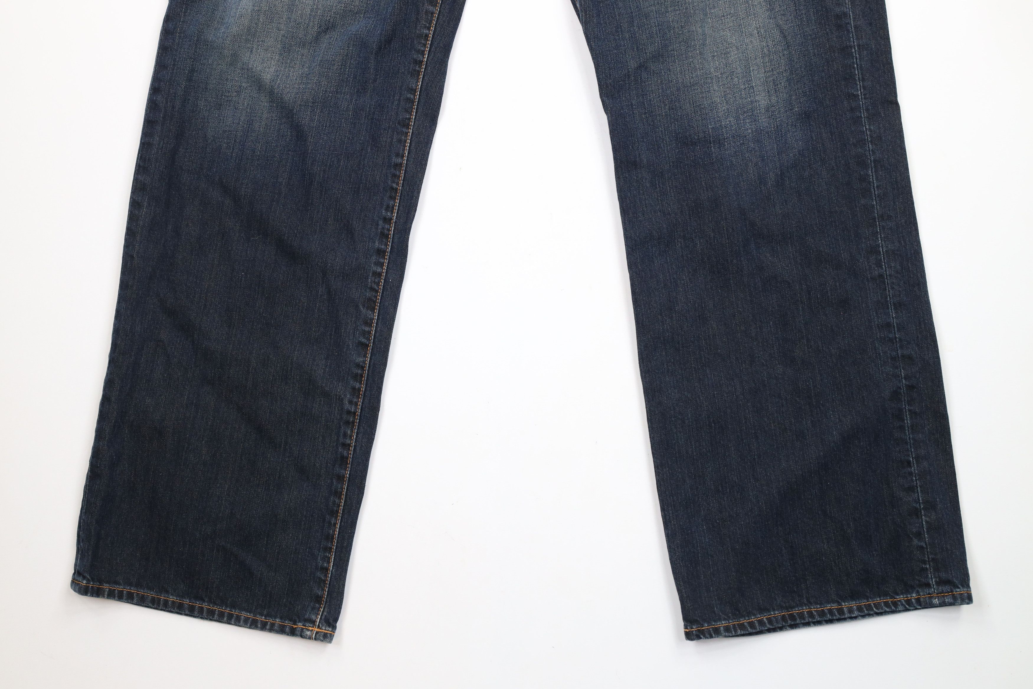 Lucky Brand × Vintage Vintage Lucky Brand Relaxed Straight Leg Denim Jeans Blue Size US 36 / EU 52 - 4 Thumbnail