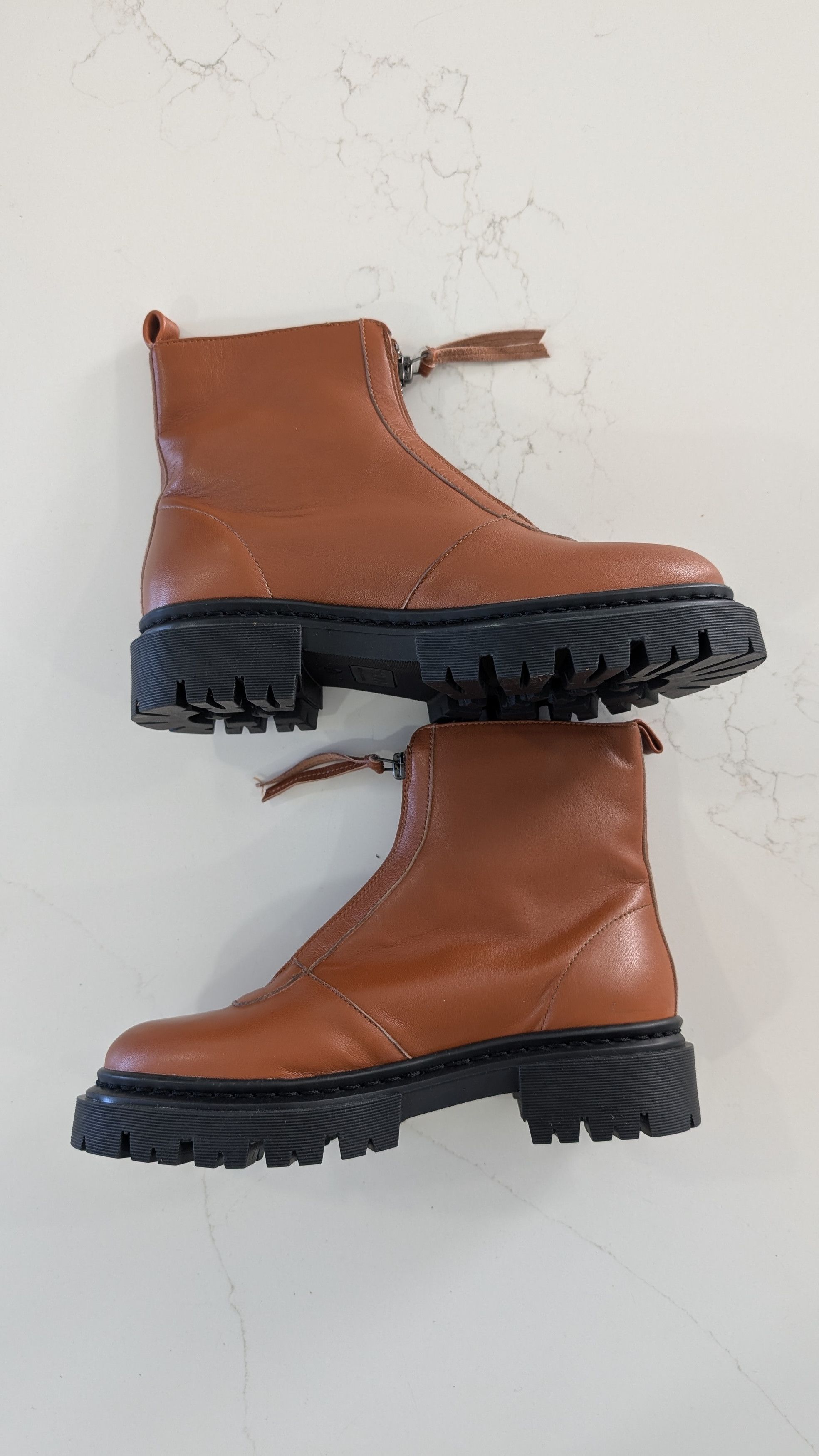 Staud STAUD Miles Zip Ankle Combat Boots Womens 37 7 Size US 7 / IT 37 - 1 Thumbnail