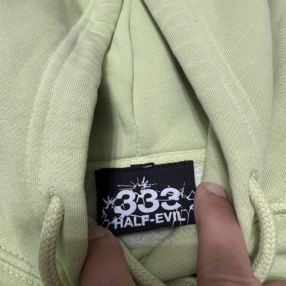 Half Evil Half Evil 333 Hoodie Matcha Green Distressed Heavyweight Size US M / EU 48-50 / 2 - 6 Thumbnail