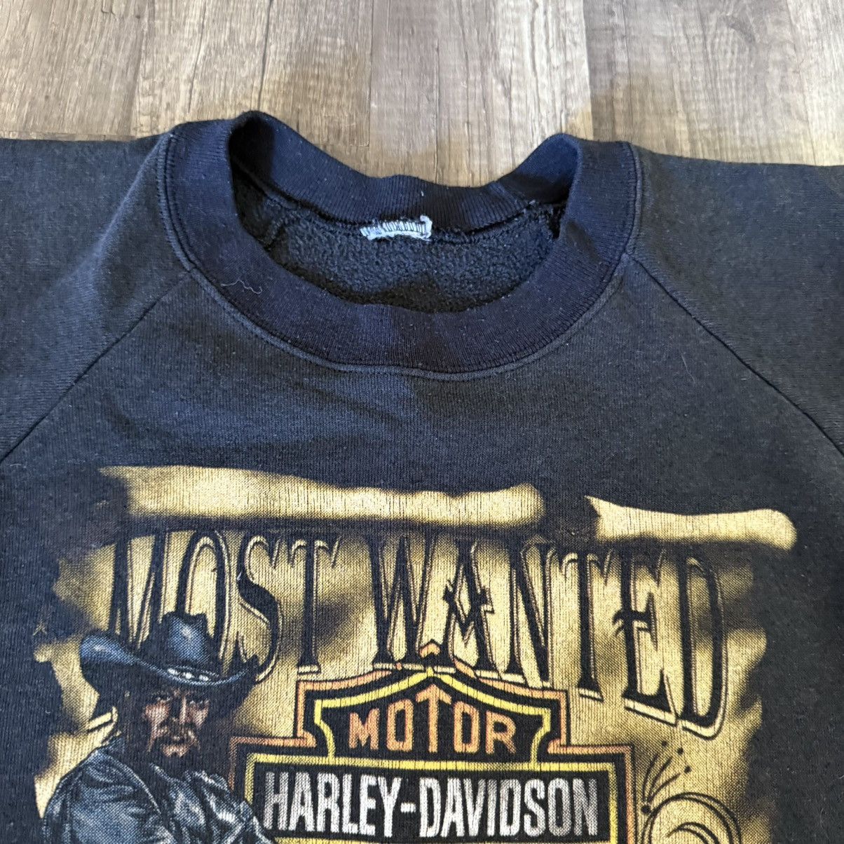 Harley Davidson Vintage 92 3d emblem most wanted harley davidson crewneck M Size US M / EU 48-50 / 2 - 5 Thumbnail