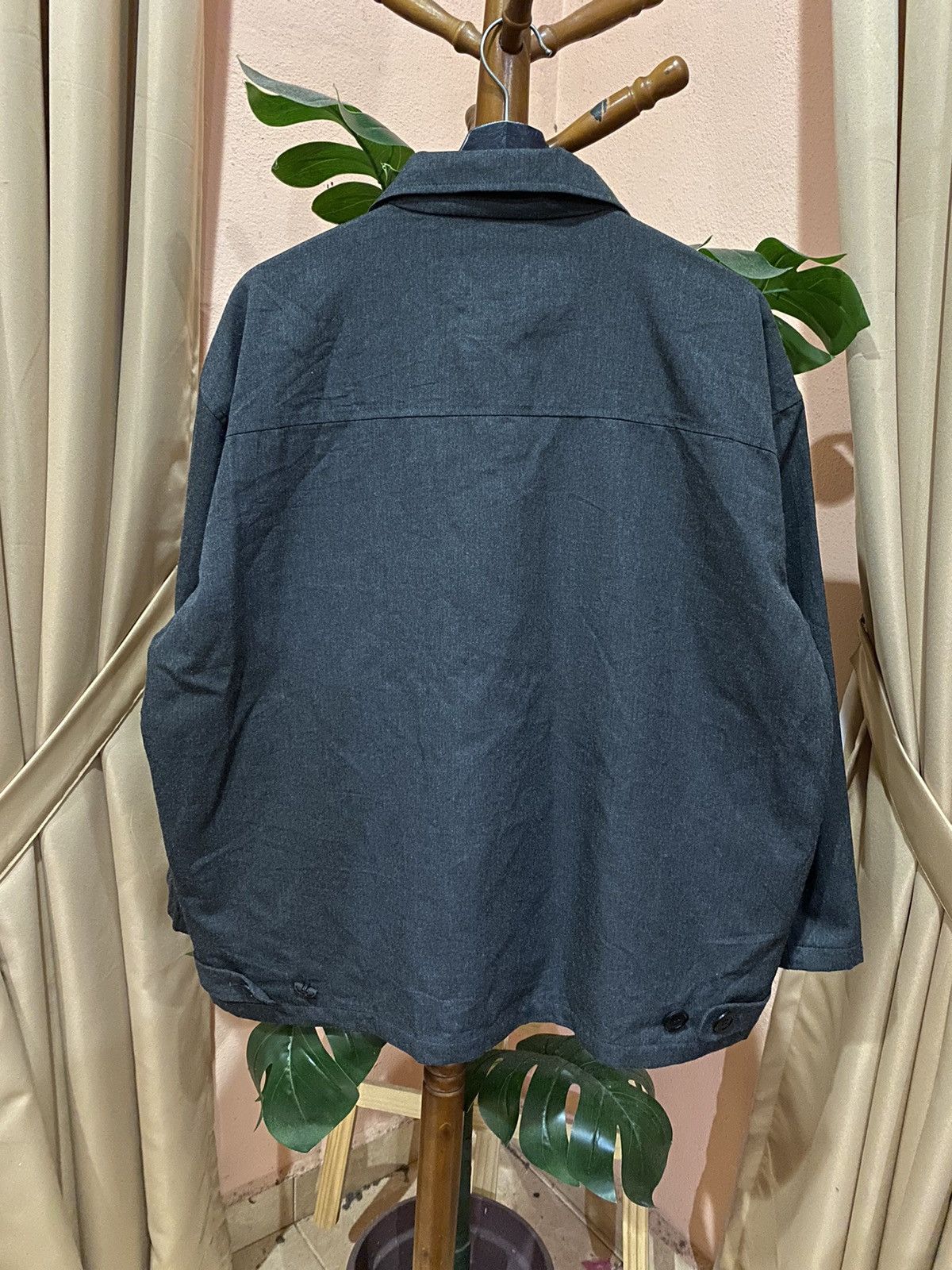 Japanese Brand Vintage Section Spinash Homme Pinstripe Zip Jacket – Classic Size US XXL / EU 58 / 5 - 9 Thumbnail