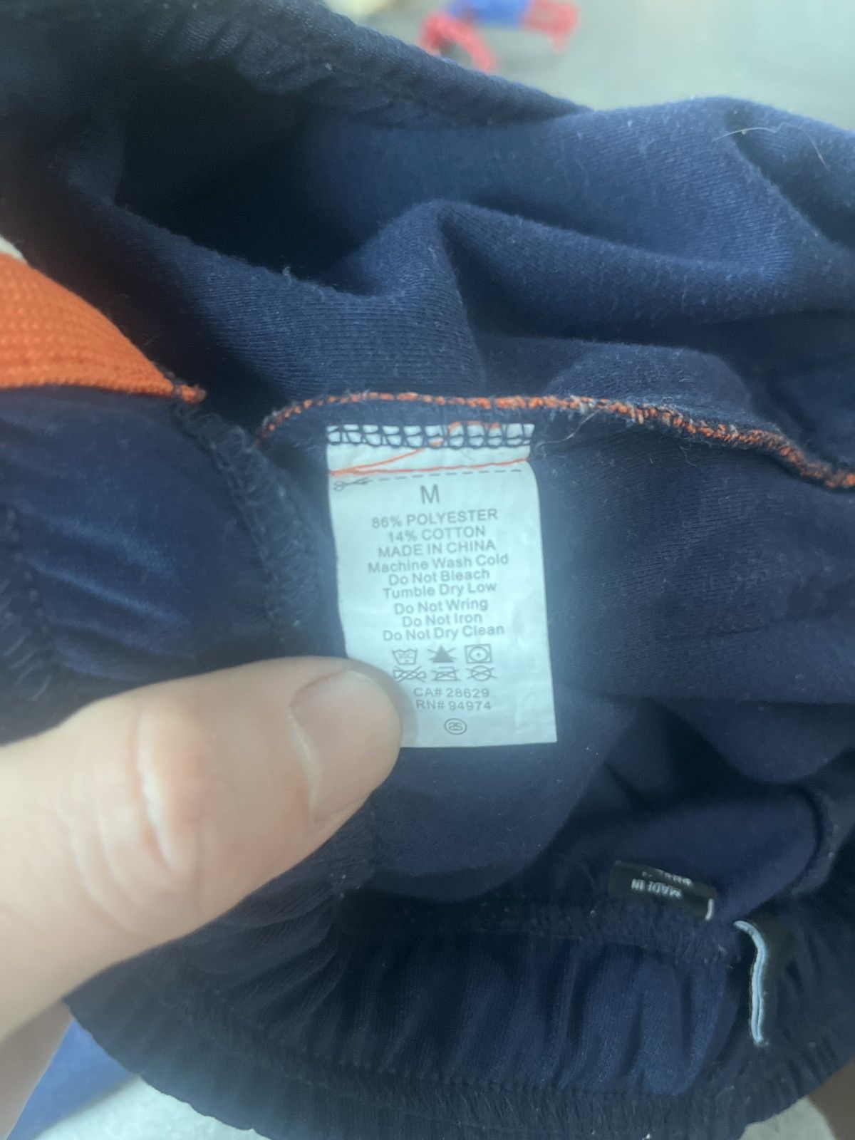 Stussy blue orange strip jogger Size US 33 - 7 Thumbnail