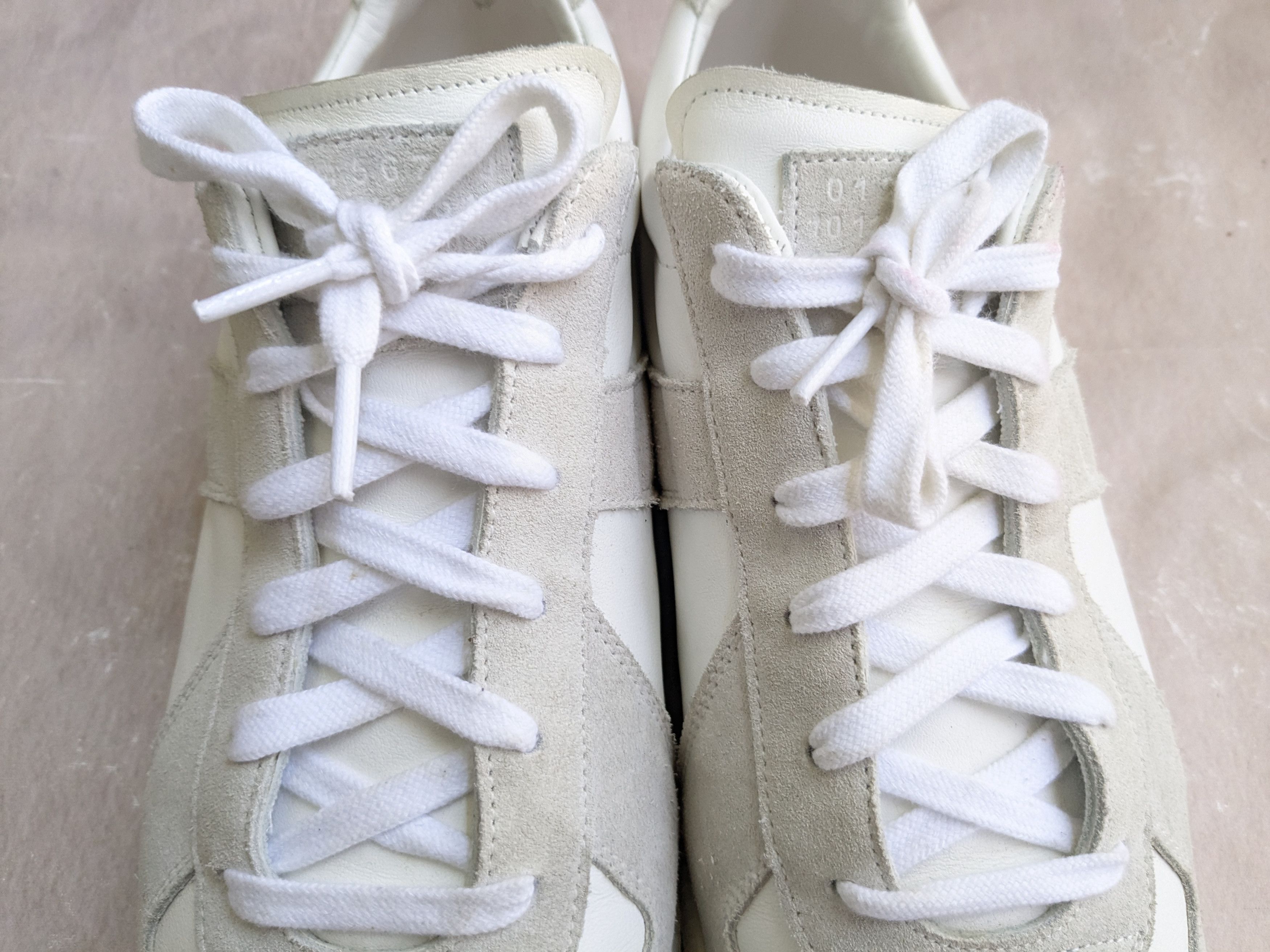 Maison Margiela Maison Margiela GAT Replica White 13.5 46.5 Low Tops Size US 13 / EU 46 - 7 Thumbnail