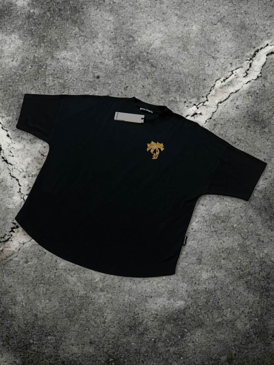 Palm Angels Palm Angels Burning Palm Oversized T-Shirt | Grailed