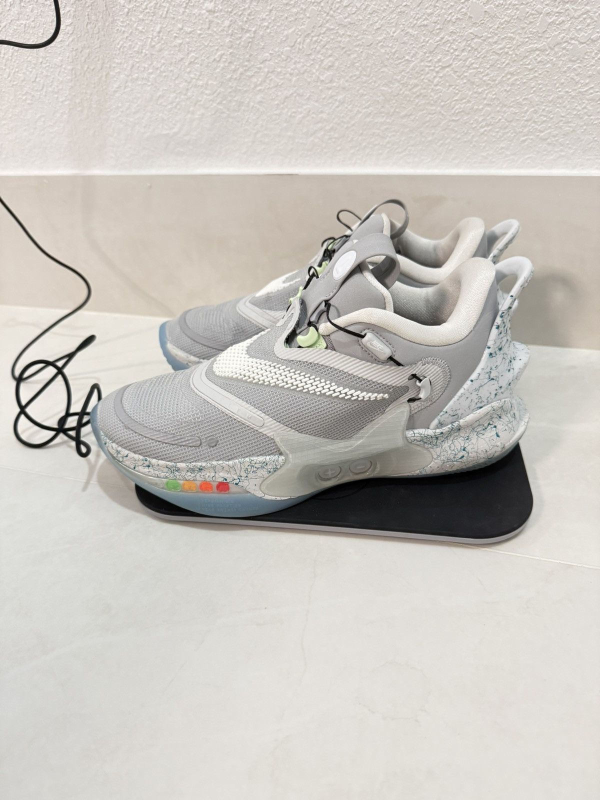 Nike Nike Adapt BB 2.0 Mag Size 7.5 Wolf Grey/White-Light Aqua Size US 7.5 / EU 40-41 - 16 Thumbnail