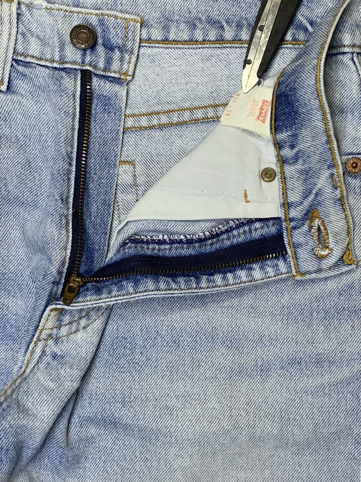 Levi's × Levi's Vintage Clothing Vintage 90s Levis 510 Stonewashed Distressed Jeans Size US 28 / EU 44 - 10 Thumbnail