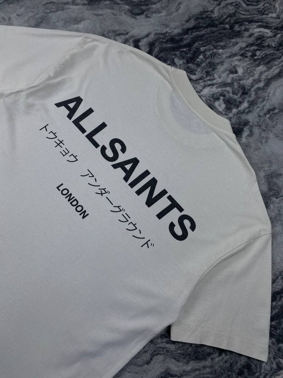 Allsaints AllSaints Underground Big Logo T Shirt Men Size S White Size US S / EU 44-46 / 1 - 10 Thumbnail