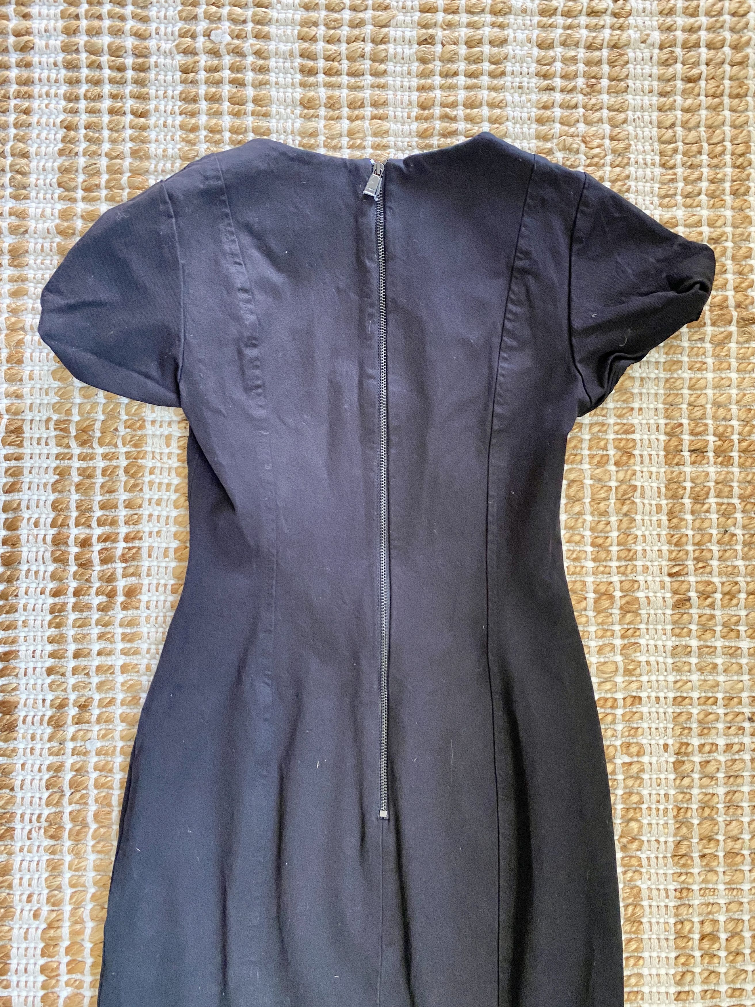 Banana Republic Banana Republic 00 Petite Black Dress – Cap Sleeve LBD Size XXS / US 00 / IT 34 - 6 Thumbnail