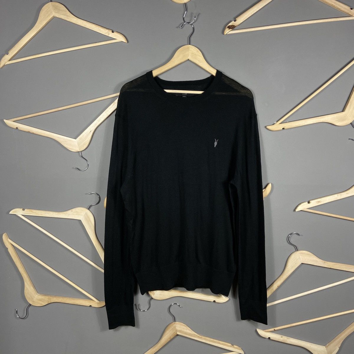 Allsaints × Designer ALLSAINTS “Nomo” Crew Neck Sweater Size US XL / EU 56 / 4 - 1 Thumbnail
