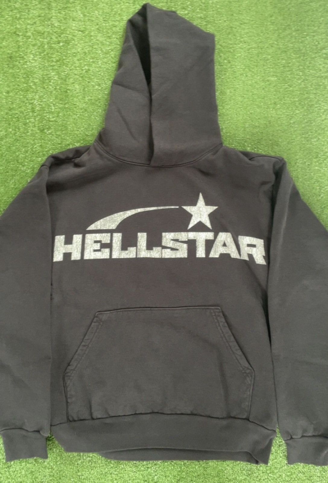 HELLSTAR Hellstar Studios Basic Logo Hoodie Faded Black Size US M / EU 48-50 / 2 - 1 Thumbnail