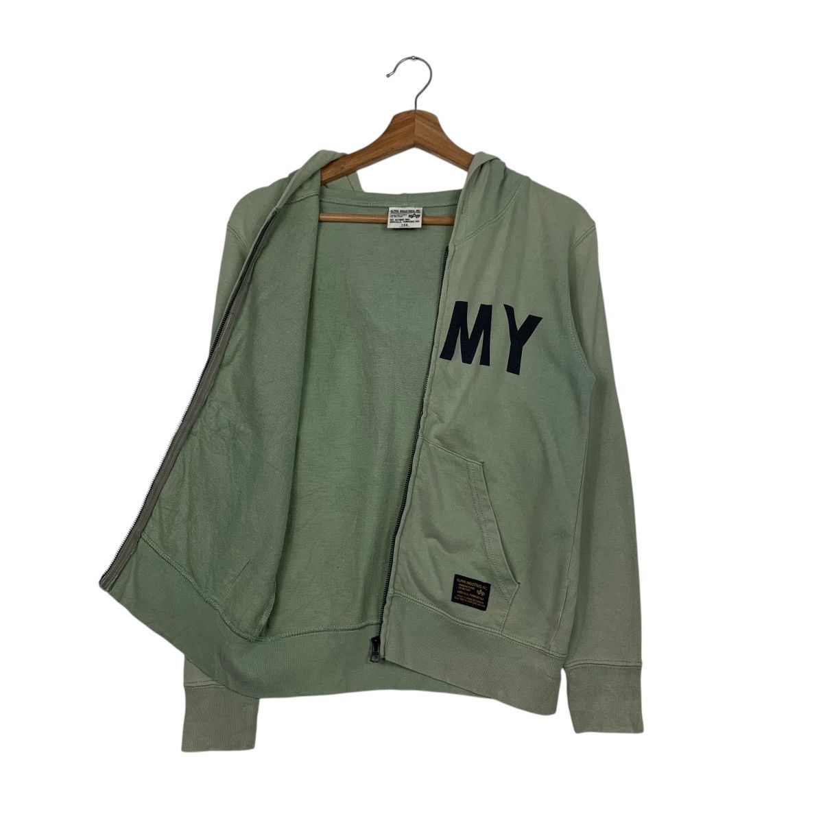 Alpha Industries ALPHA INDUSTRIES ARMY Big Logo Kid Hoodies #1716-C76 Size US M / EU 48-50 / 2 - 9 Thumbnail
