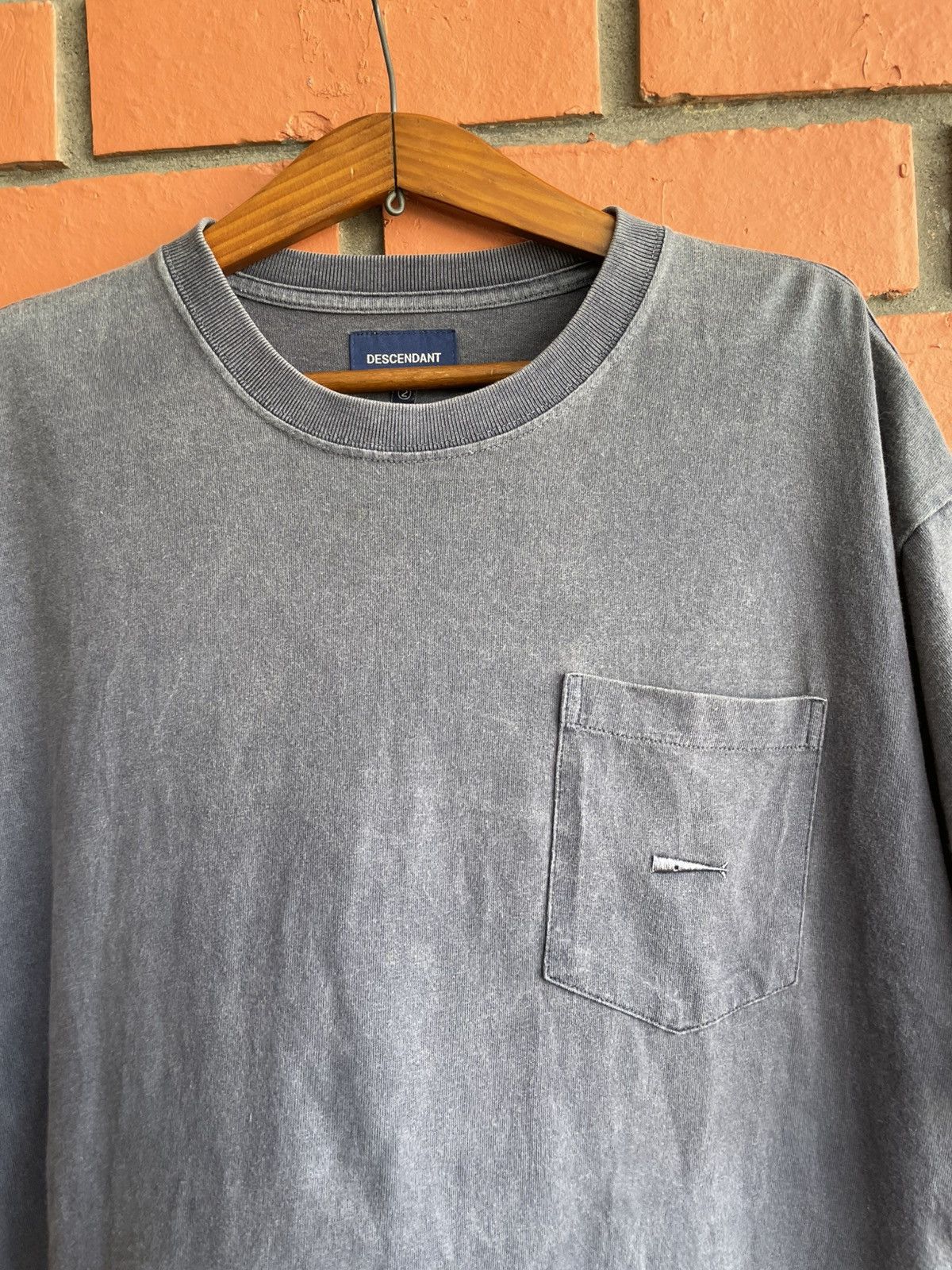 Descendant DESCENDANT JAPAN CETUS PIGMENT DYE FADED BLACK POCKET SHIRT Size US M / EU 48-50 / 2 - 3 Thumbnail