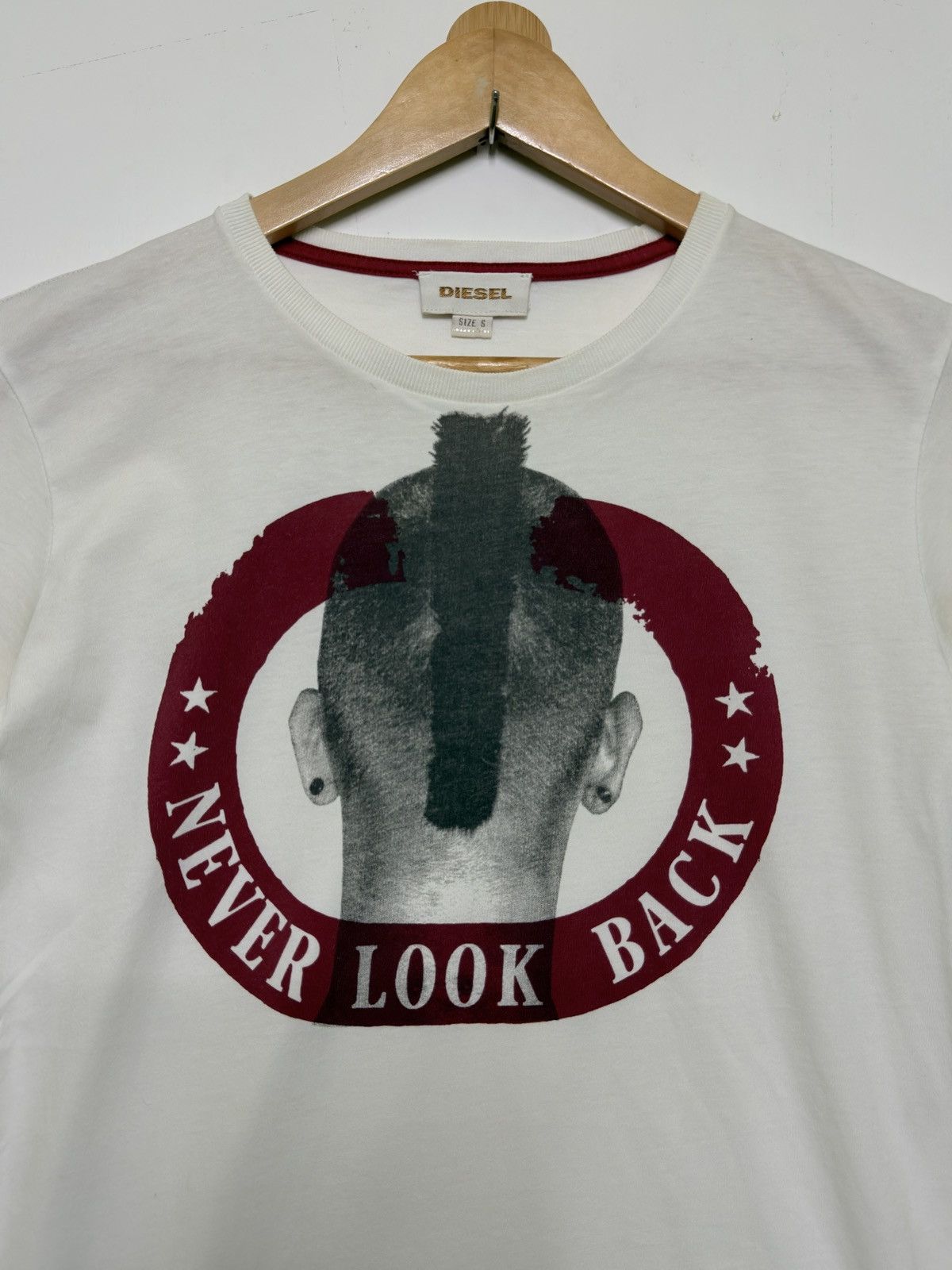Diesel Vintage Diesel Mohican Logo Graphic Short Sleeve Unisex Tee Size US XS / EU 42 / 0 - 5 Thumbnail