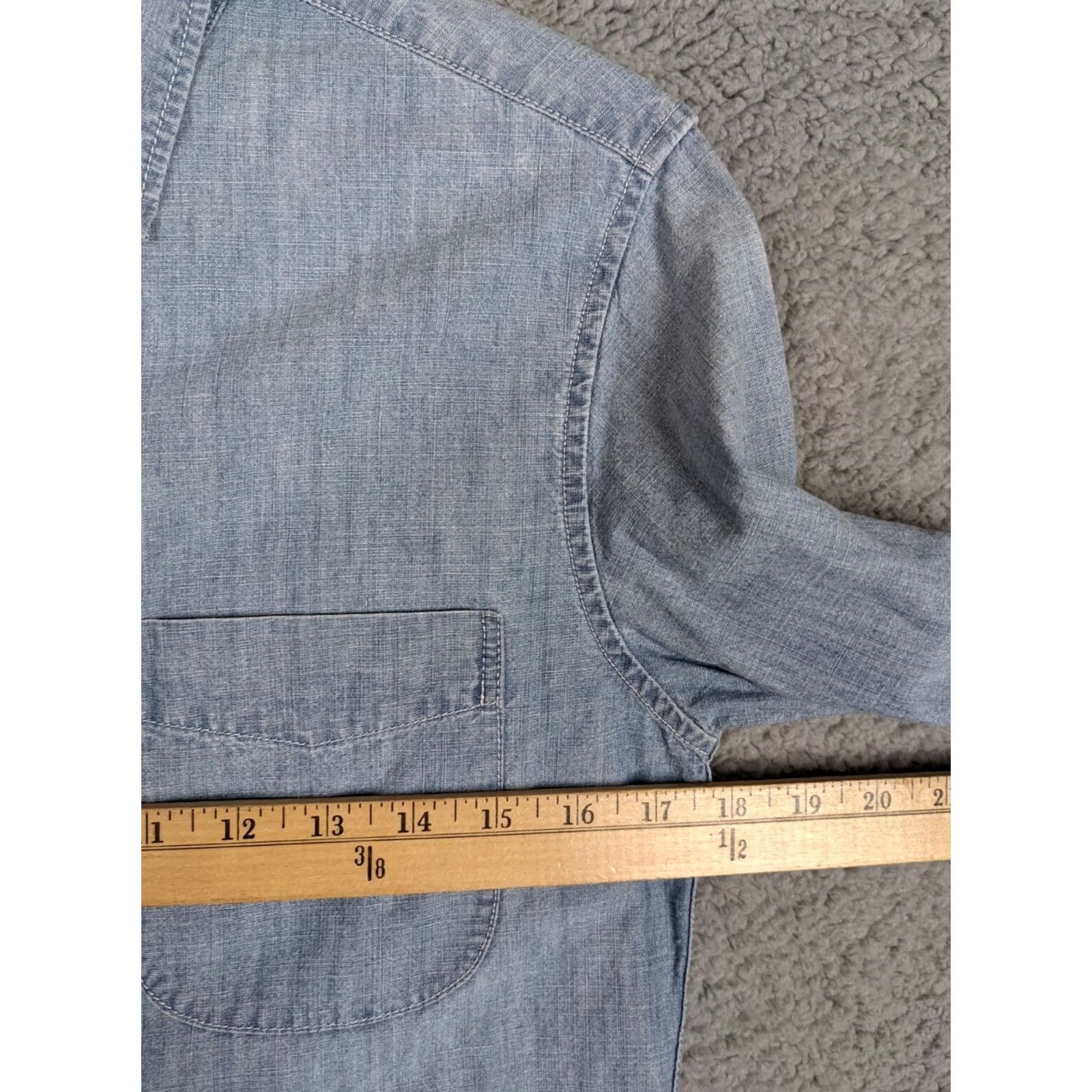 J.Crew J.Crew JEANS Women's blue long sleeve Button up casual top Size XS Size XS / US 0-2 / IT 36-38 - 4 Thumbnail