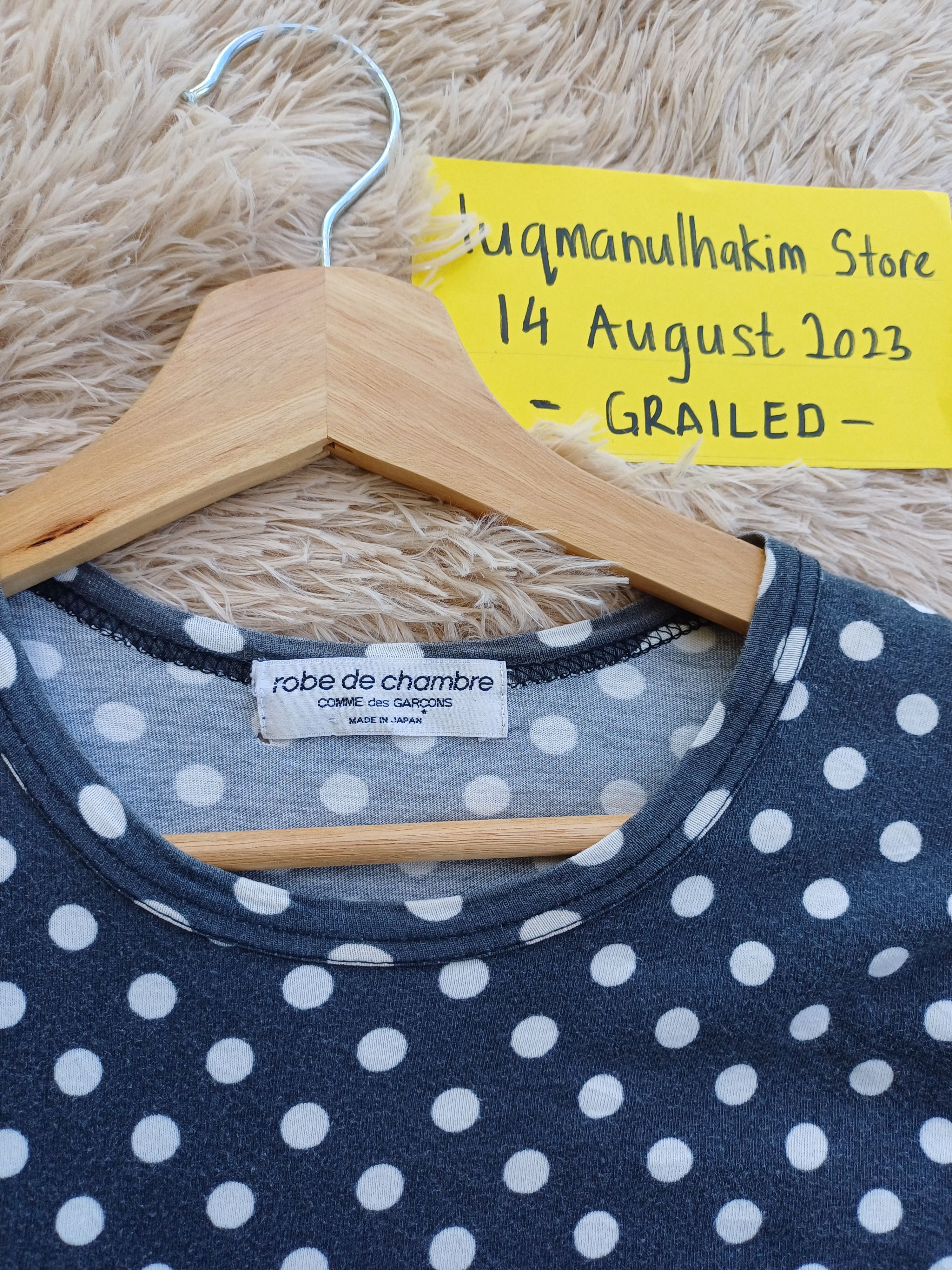 Comme des Garcons Vtg 90's robe de chambre COMME des GARCONS Polka Dot Shirt Size S / US 4 / IT 40 - 5 Thumbnail