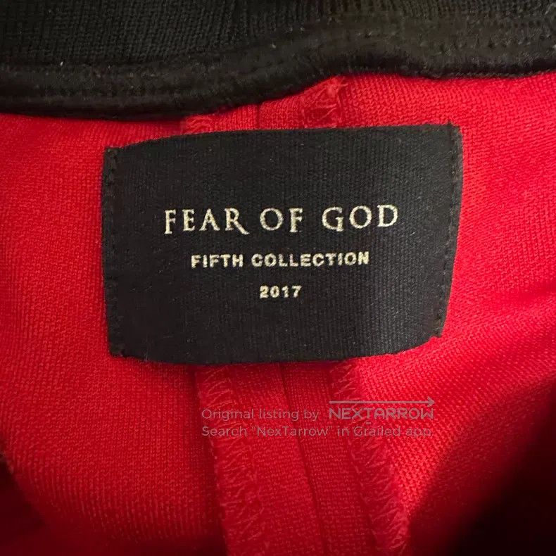 Fear of God fear of god The fifth season of China-limited red and whit Size US 32 / EU 48 - 3 Thumbnail