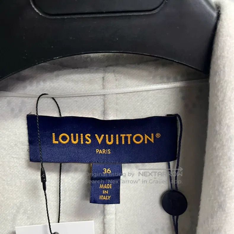 Louis Vuitton Louis Vuitton Grey Lace Up Hooded Long Sleeve Coat Size XS / US 0-2 / IT 36-38 - 2 Thumbnail