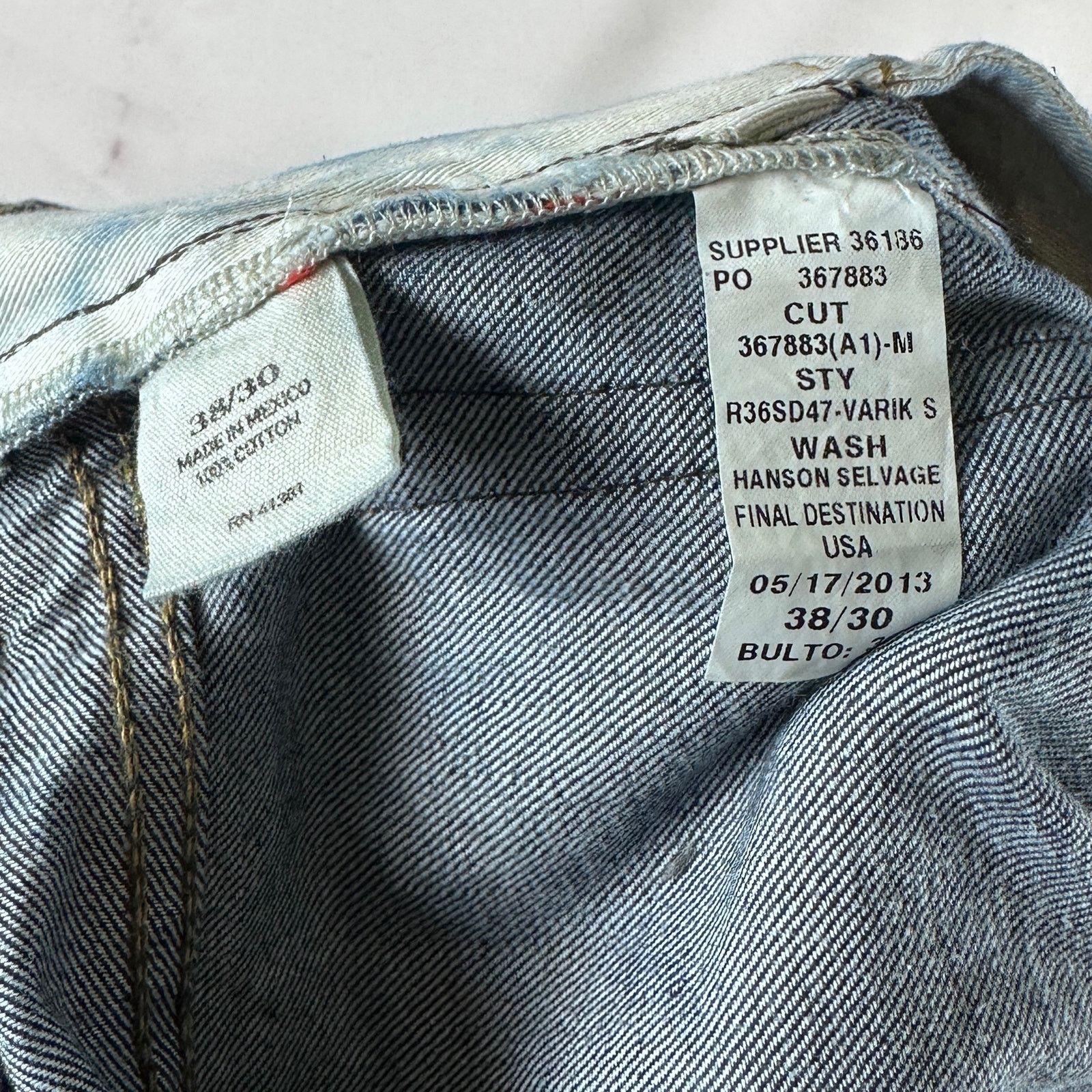 Polo Ralph Lauren PRL 867 Raw Selvedge Denim Size US 38 / EU 54 - 11 Thumbnail