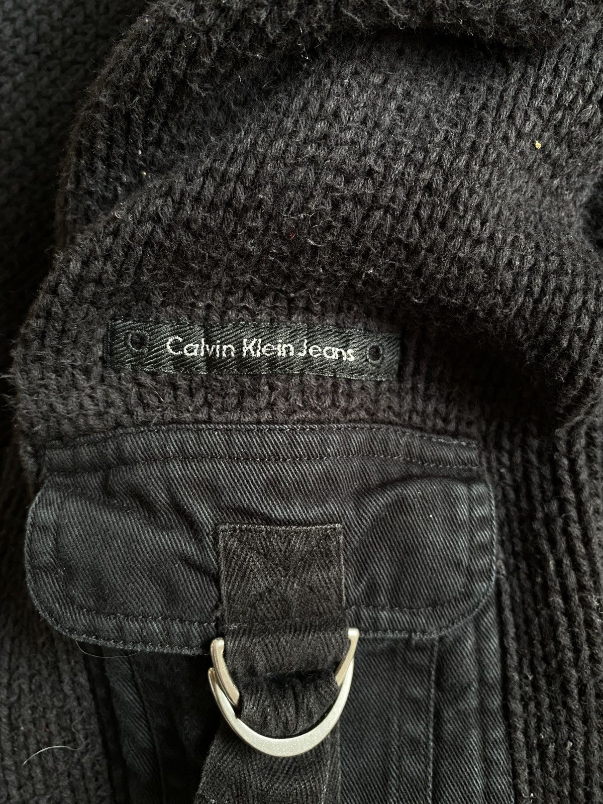Calvin Klein Calvin Klein Jeans Black Knit Turtleneck Sweater Size US S / EU 44-46 / 1 - 10 Thumbnail