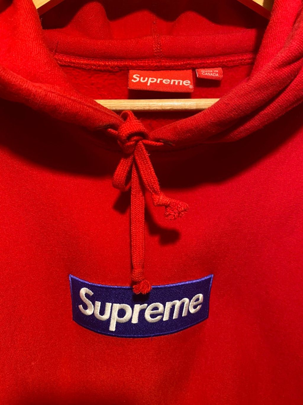 Supreme Supreme Box Logo Hooded Sweatshirt (Red) Size US XL / EU 56 / 4 - 4 Thumbnail