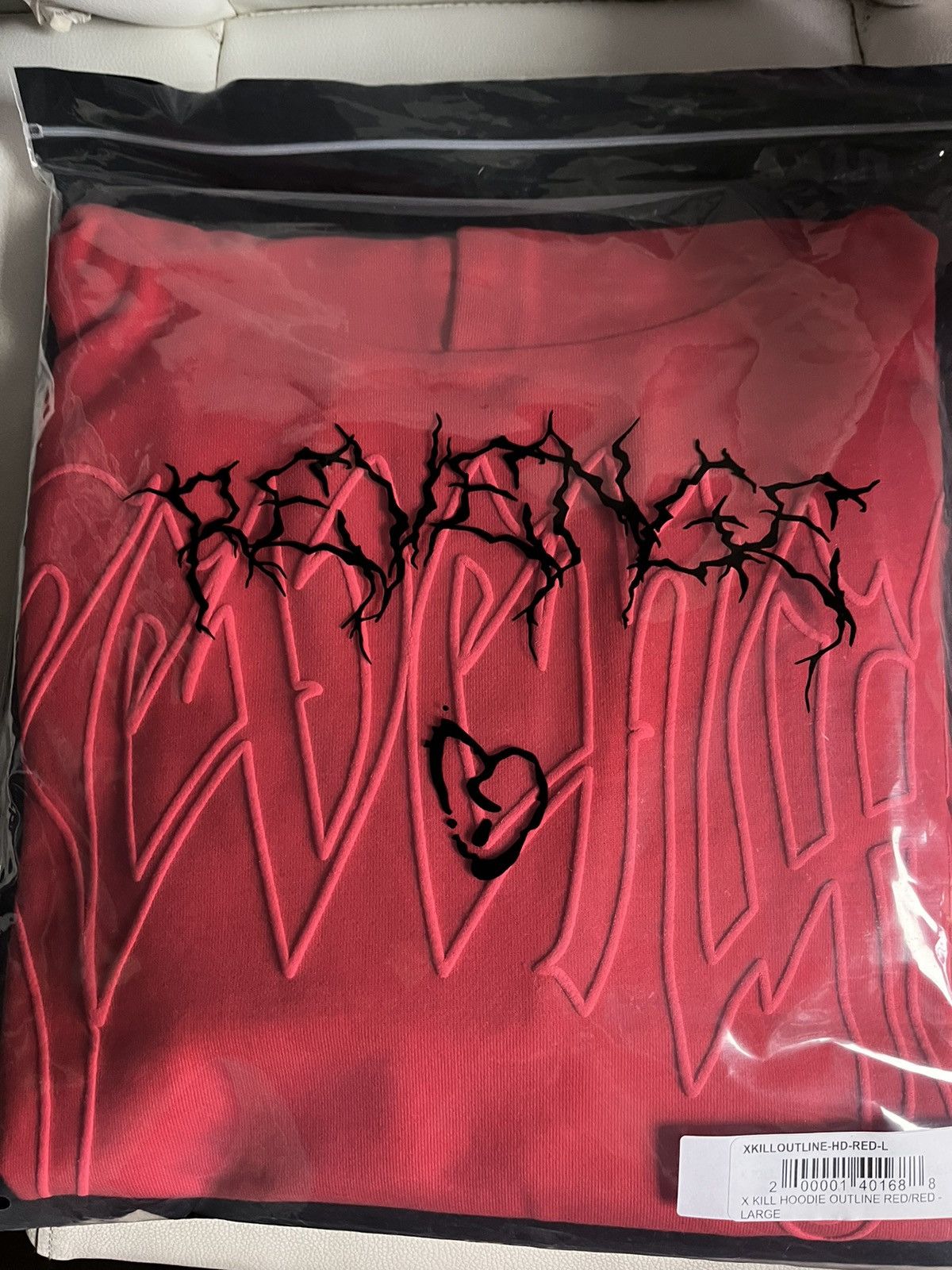 Revenge Revenge Red “x kill hoodie” Size US L / EU 52-54 / 3 - 5 Thumbnail