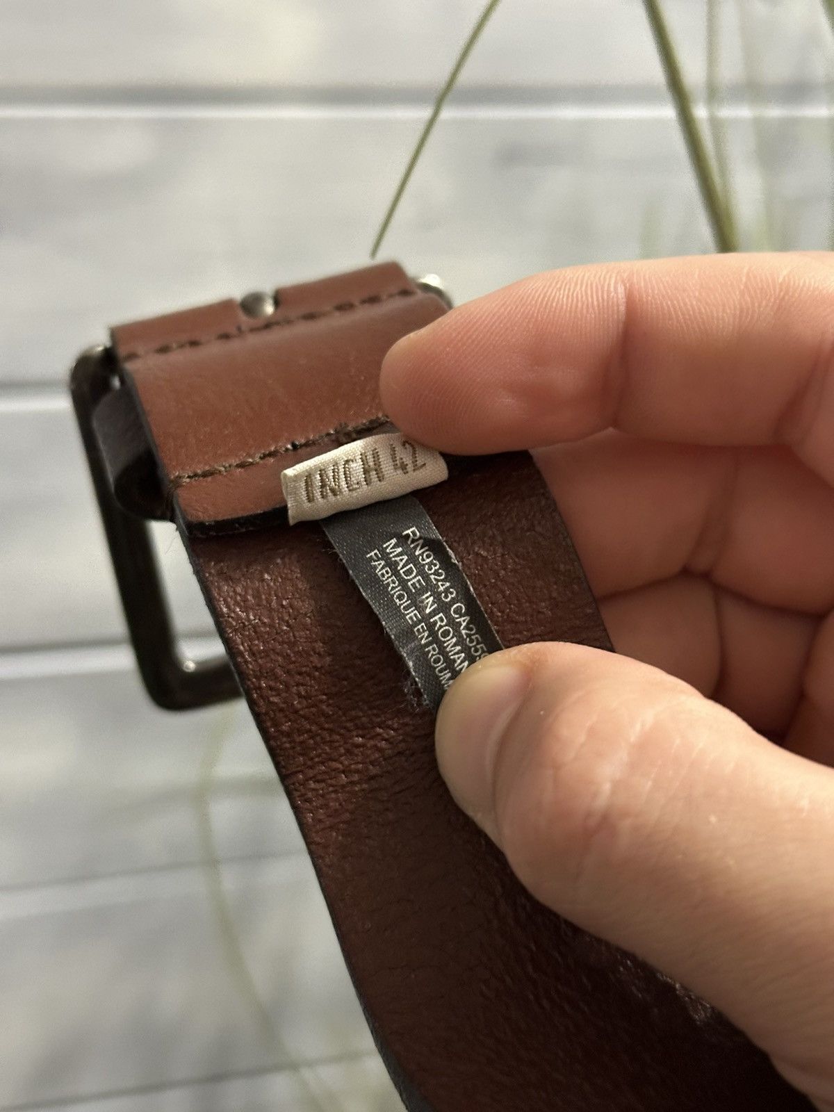 Diesel Rare Vintage Belt Diesel 100% Leather Buffalo Luxury. Size ONE SIZE - 5 Thumbnail