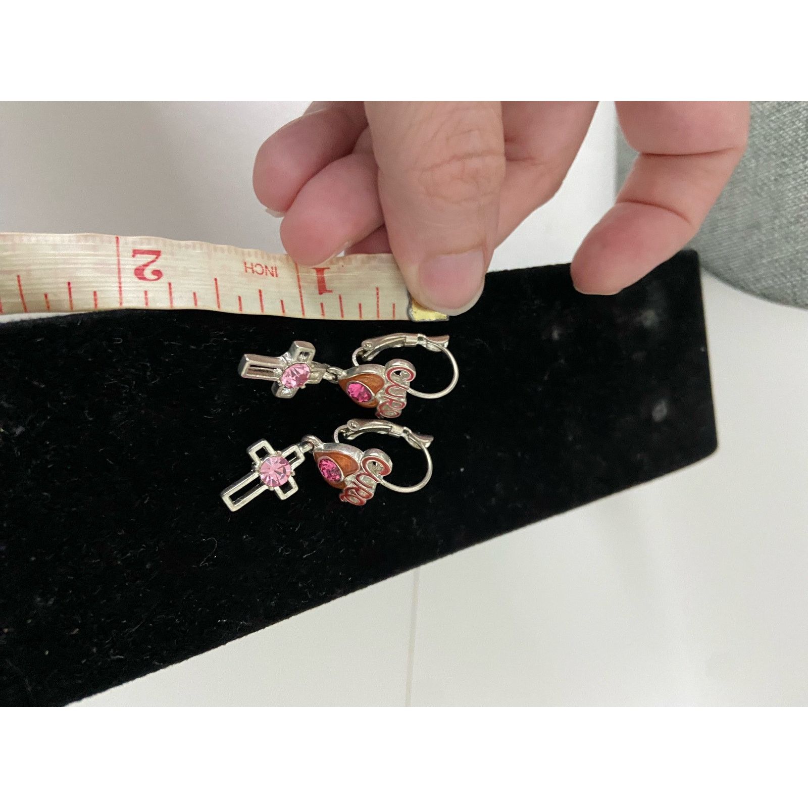 Other For the cure pink rhinestone clip on earrings Size ONE SIZE - 3 Thumbnail
