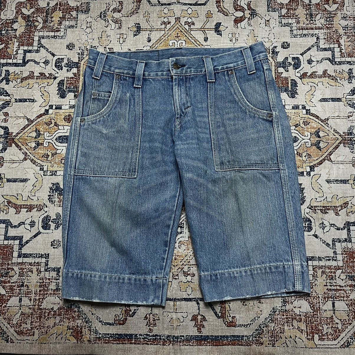 Levi's × Vintage Levi's Fatique Lot 702 Y2K Style Denim Pants Size US 34 / EU 50 - 2 Thumbnail