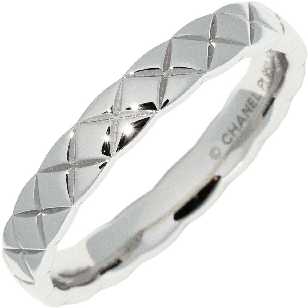Chanel Chanel Chanel Coco Crush Pt950 Ring Size 17 Metal Ring J11116 DUTY FREE for USA Size ONE SIZE - 1 Thumbnail