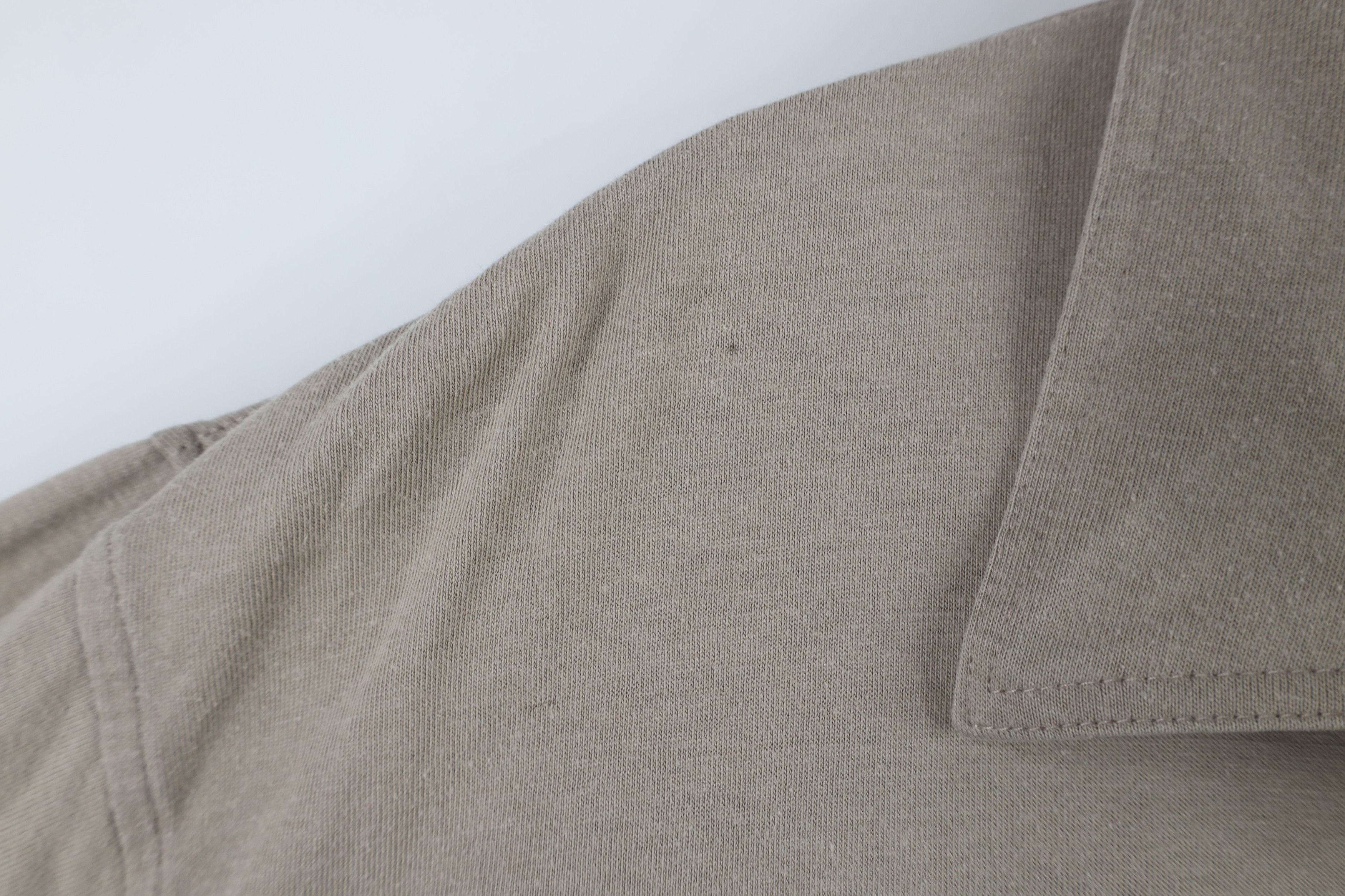 Vintage Vintage 90s Streetwear Collared Pullover Polo Shirt Beige Size US XL / EU 56 / 4 - 4 Thumbnail