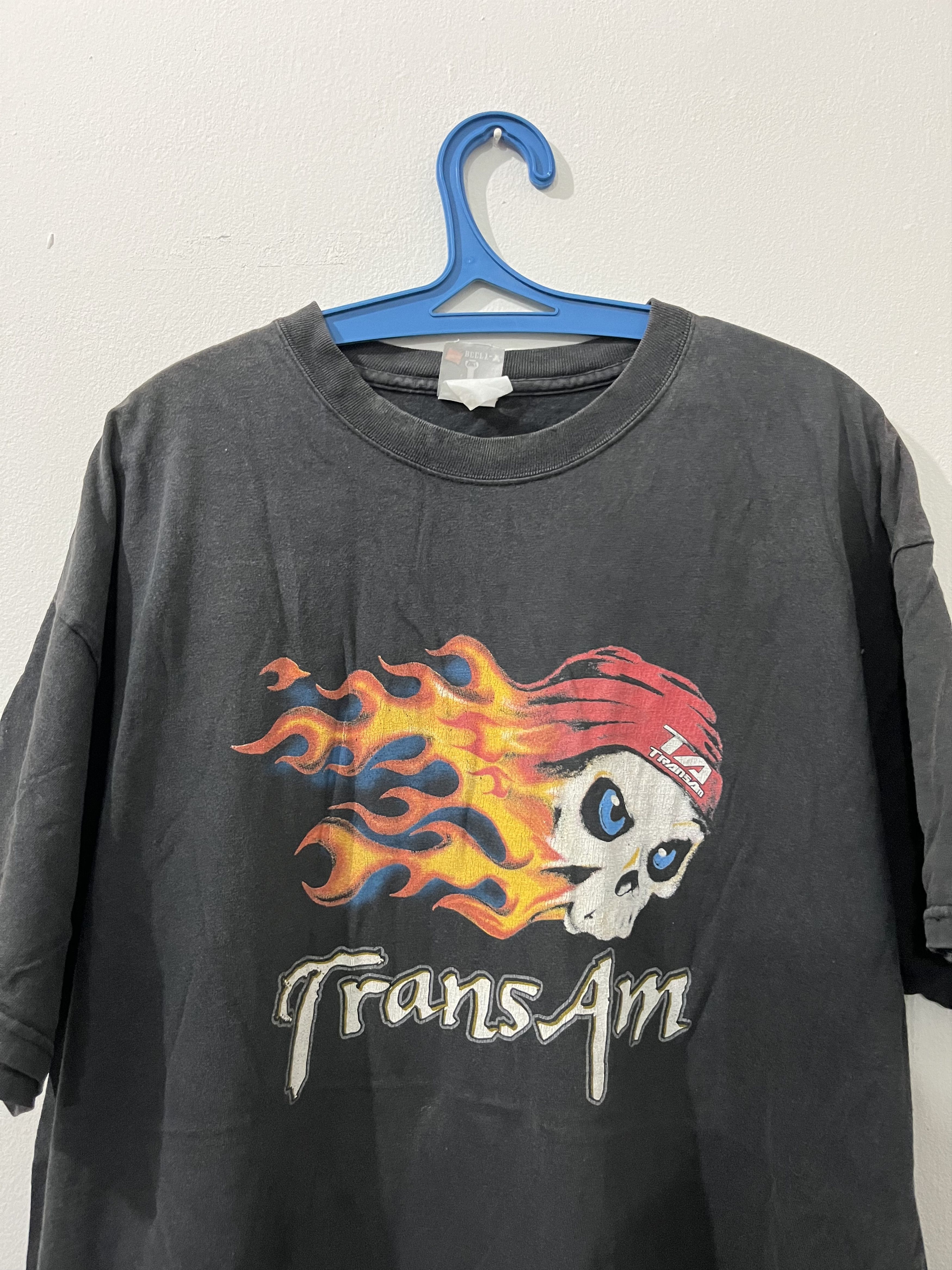 Rap Tees Final ! 90s Sunfaded Black Trans AM Skate Thrash Shirts Size US XL / EU 56 / 4 - 2 Thumbnail