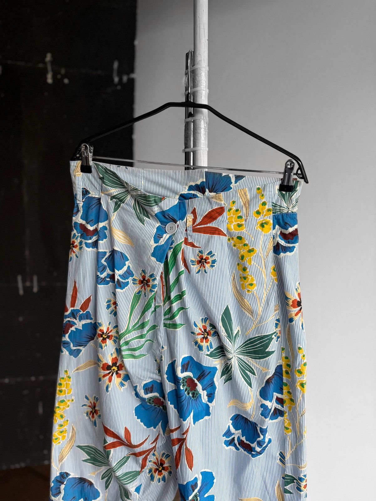 Designer × Zara Zara Relaxed Fit Floral Trousers Pants Lightweight Wide Leg Size 28" / US 6 / IT 42 - 2 Thumbnail
