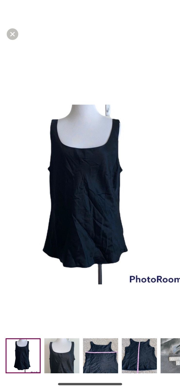 Lafayette 148 Lafayette 148 New York sleeveless layering top size 14 Size XL / US 12-14 / IT 48-50 - 1 Thumbnail