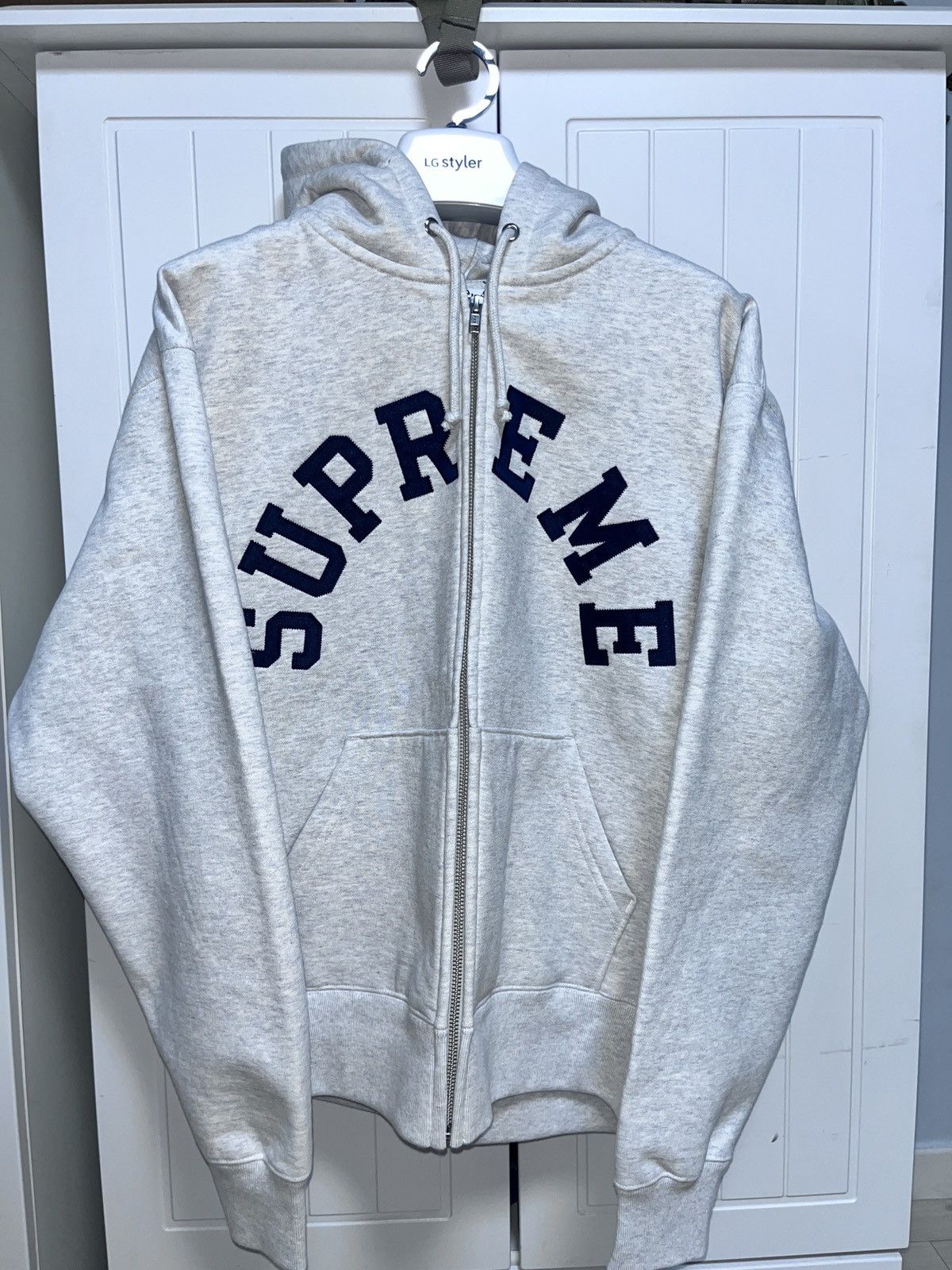 Supreme Supreme Champion Zip Up Hooded Sweatshirt | Grailed