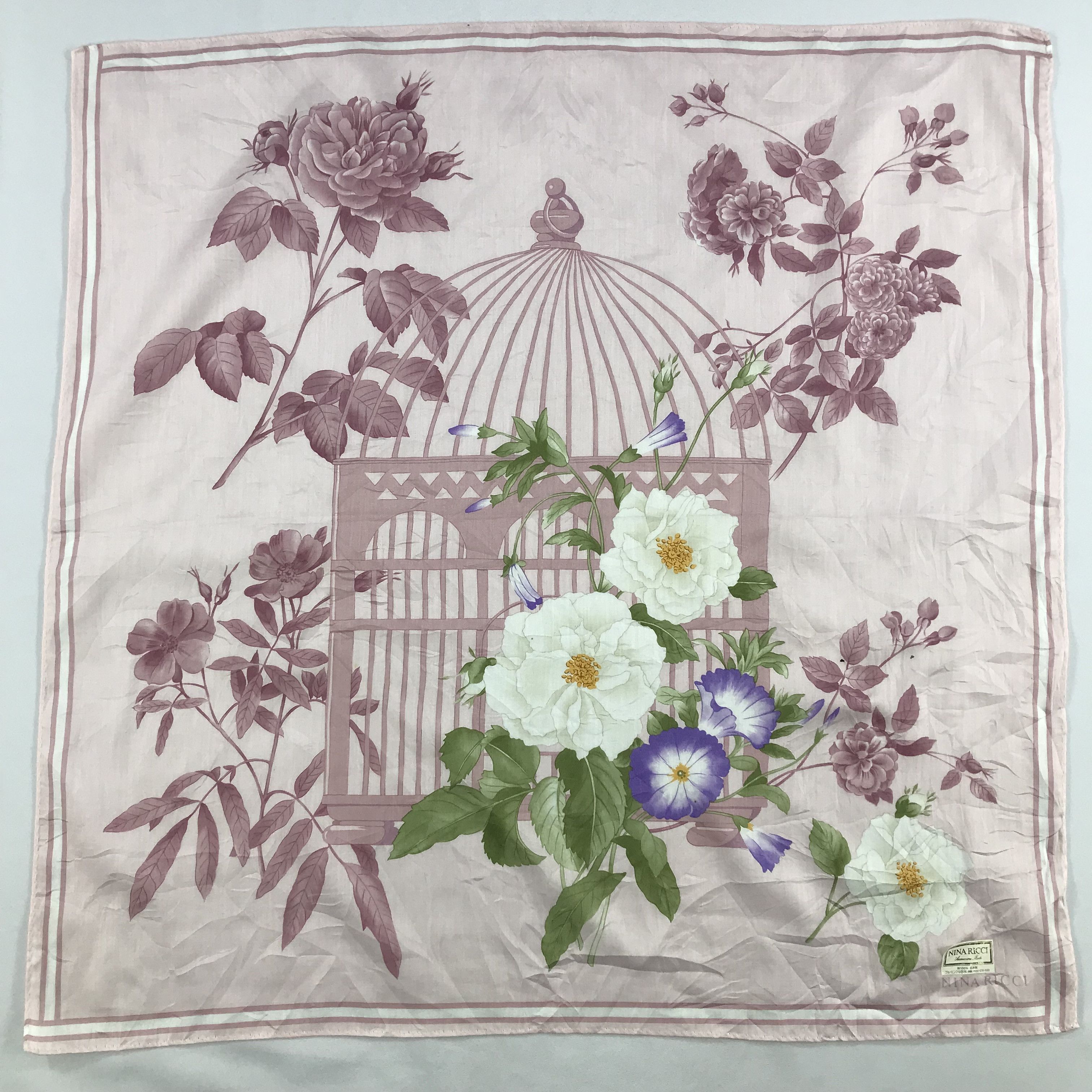 Nina Ricci × Vintage Nina Ricci Bandana / Handkerchief / Neckerchief - S2686 Size ONE SIZE - 1 Thumbnail