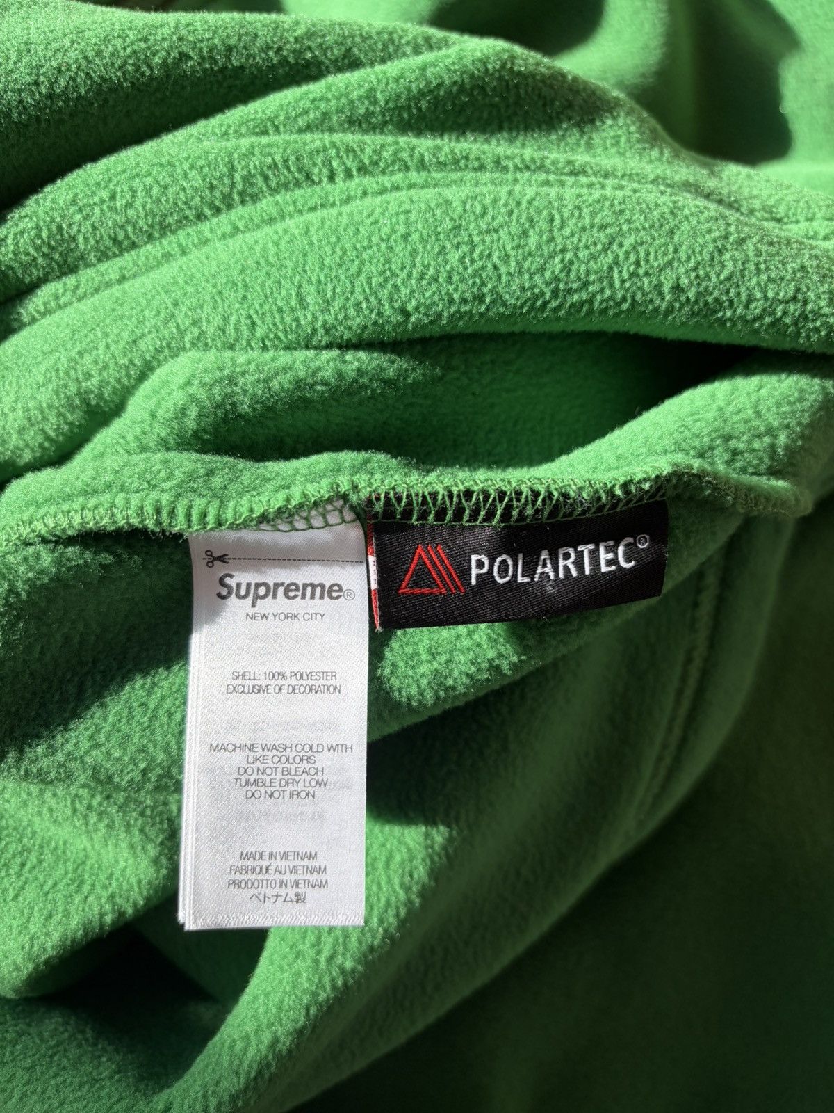 Supreme Supreme Polartec Facemask Half Zip Hooded Sweatshirt (FW24) Size US M / EU 48-50 / 2 - 6 Thumbnail