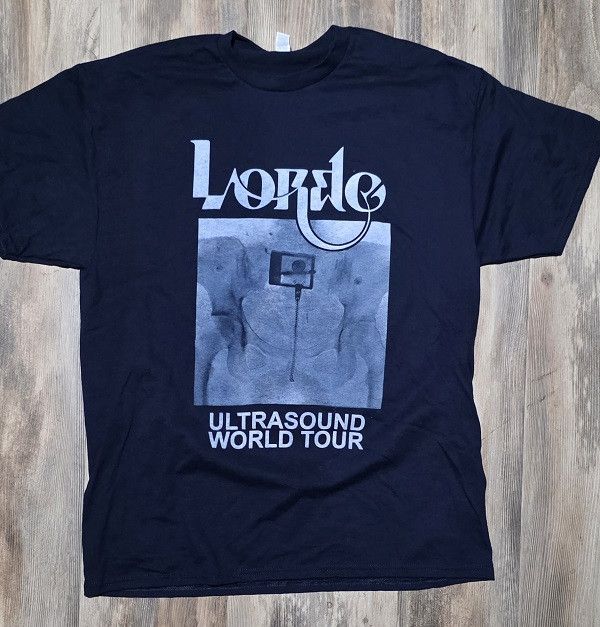 Other Lorde 2025 Ultrasound Tour Shirt Navy Blue Double sided XL Size US XL / EU 56 / 4 - 1 Thumbnail