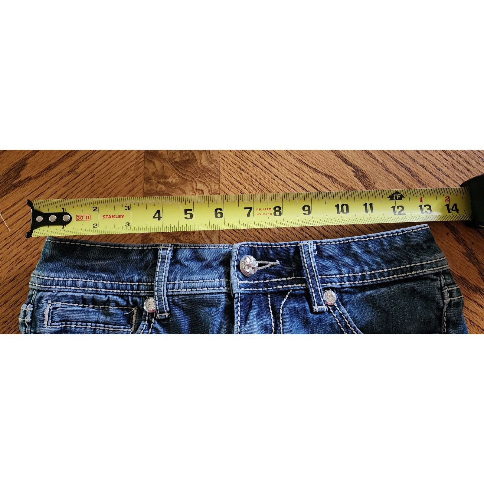 Miss Me Miss Me JP5109G rhinestones studs distressed Jeggins 25 EU Size 26" / US 2 / IT 38 - 5 Thumbnail
