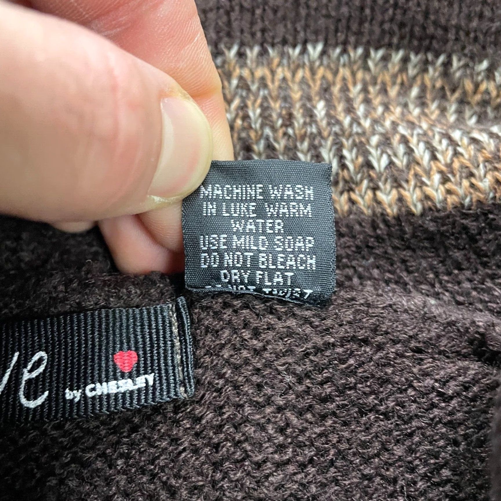 Vintage Love by Chesley Acrylic Sweater Womens L Brown Sleeveless Cowl Neck Knit Top Size L / US 10 / IT 46 - 6 Thumbnail