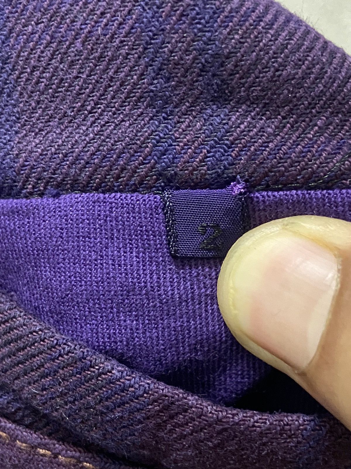 Final Home Checkered Denim Unconstructed Jacket