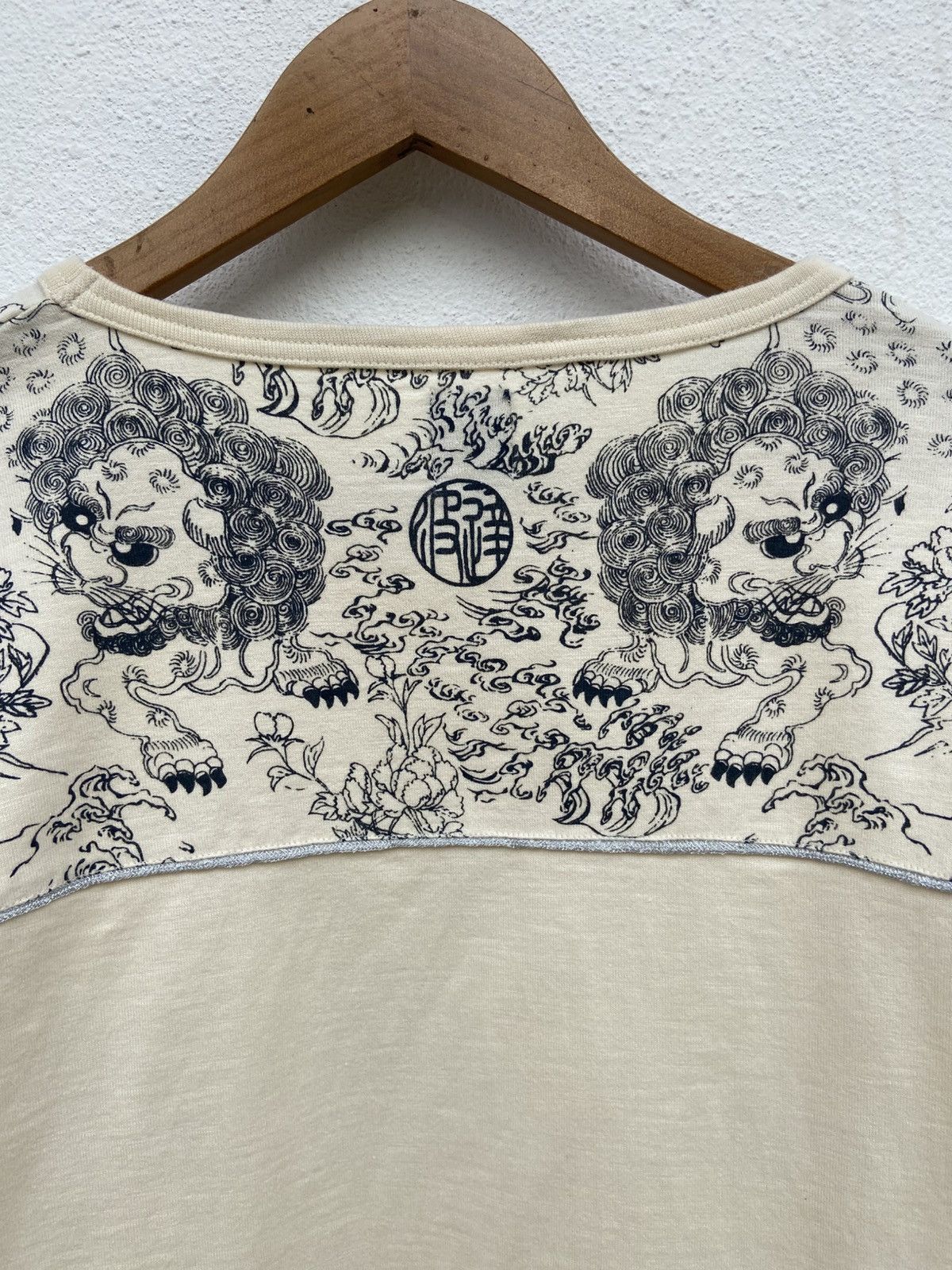 Karakuri Tamashii 🔥 Vtg Japan Sukajan t shirt long sleeve Karakuri Tamashi Size US M / EU 48-50 / 2 - 6 Thumbnail