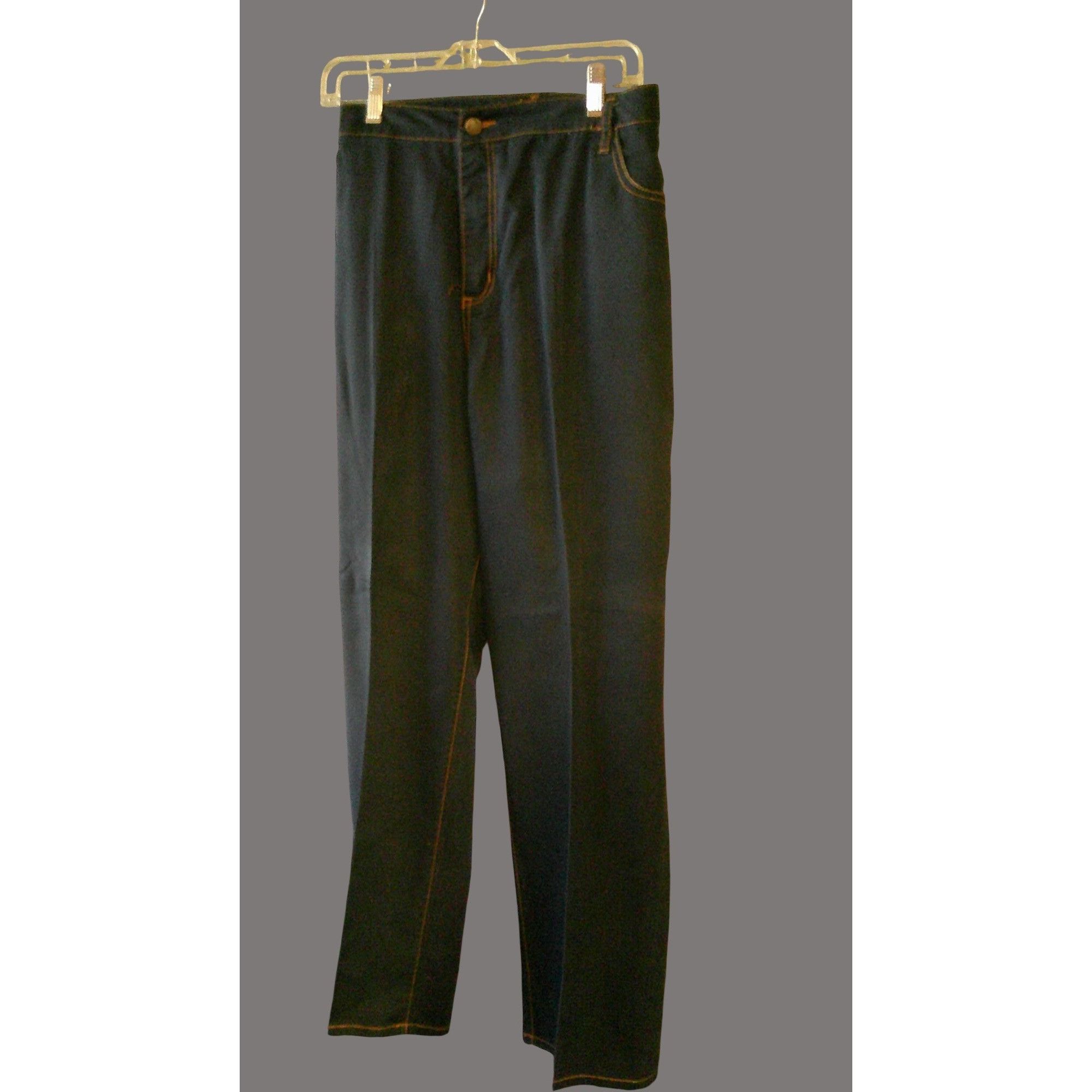 Other Womens Plus Size 22 1-Black Denim Jacket 1-Pant & 1-White Ru Size 3XL / US 20-22 - 2 Thumbnail